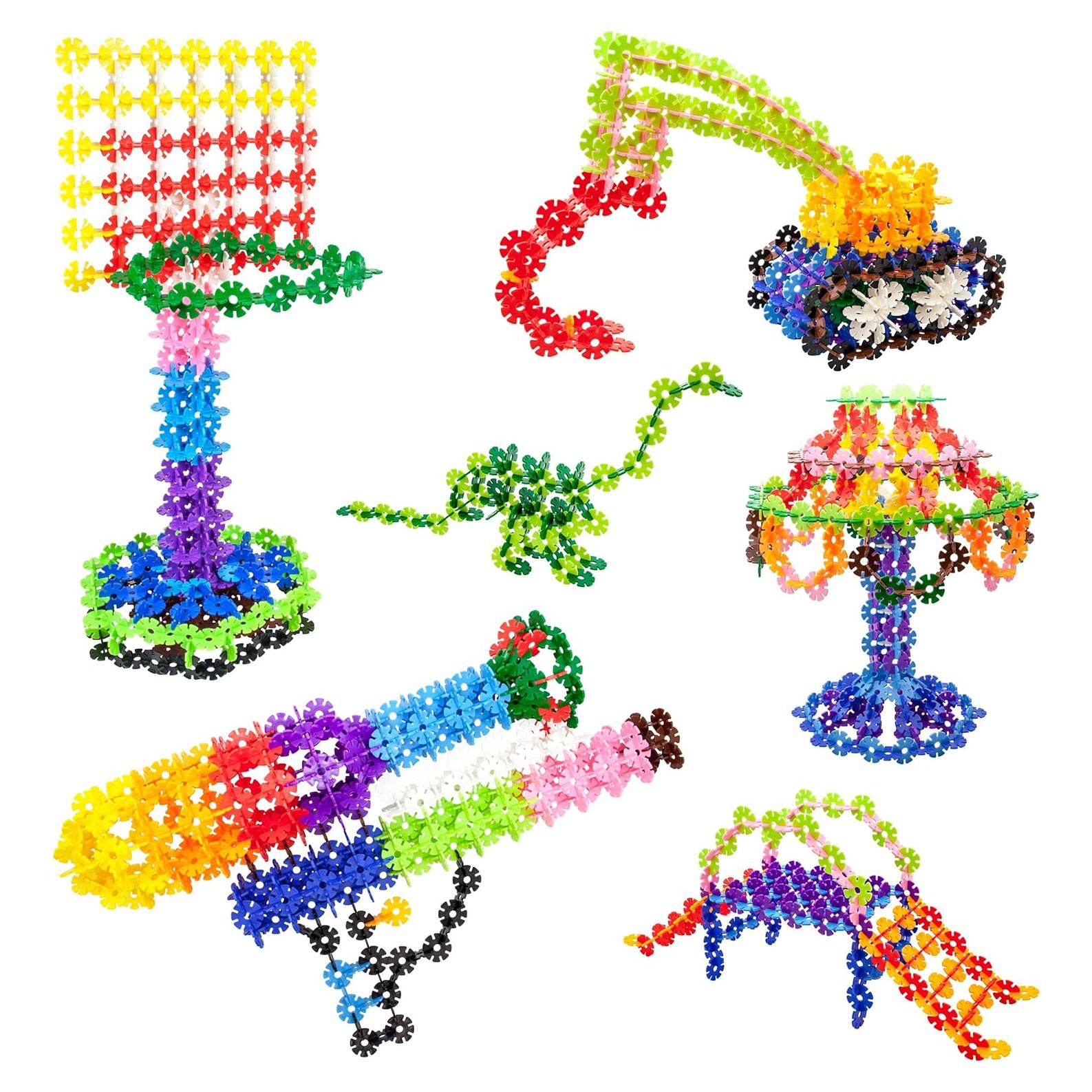 PicassoTiles 550 Piezas Bloques de Construcción Interconectables