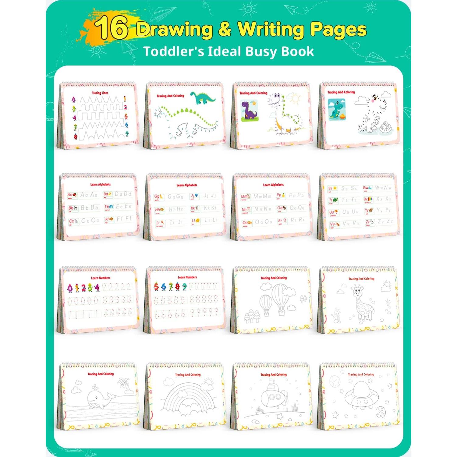 Libro Ocupado Montessori Lrathenk para Niños 1-6 Años