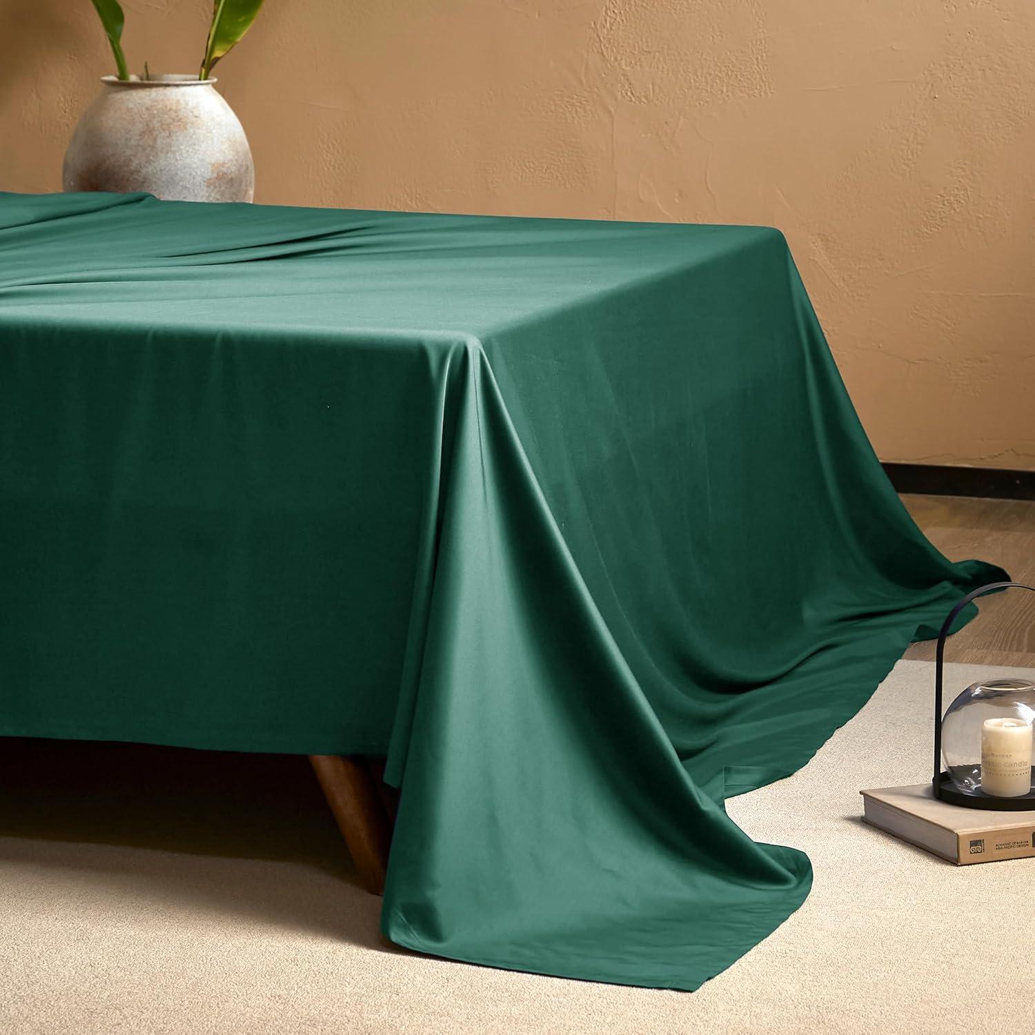 Conjunto de Sábanas Queen EVERLY 400 Hilos Viscosa Bambú Aqua