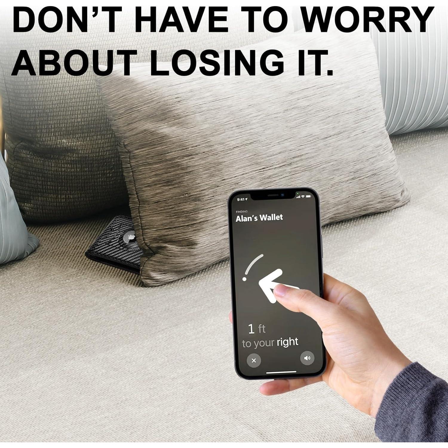 Cartera Airtag Furid para Hombres Minimalista - 11 Tarjetas