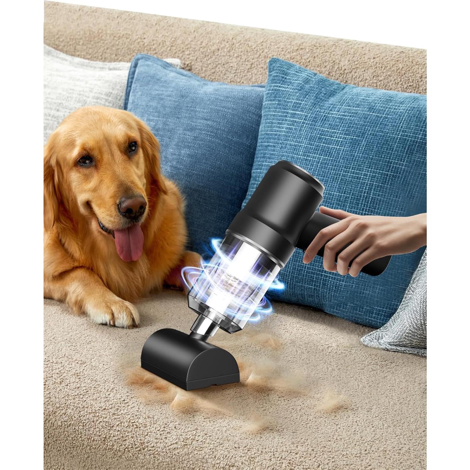 Aspiradora de Mano Inalámbrica ArCodivei 120W 15000Pa con Luz LED