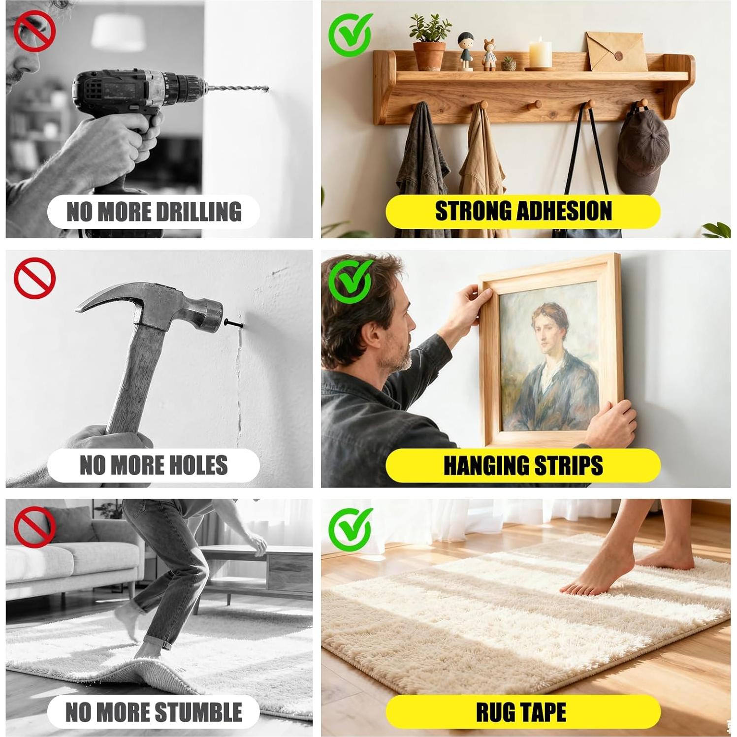 Cinta Doble Cara VUBOJO 20 pies Alta Resistencia Transparente