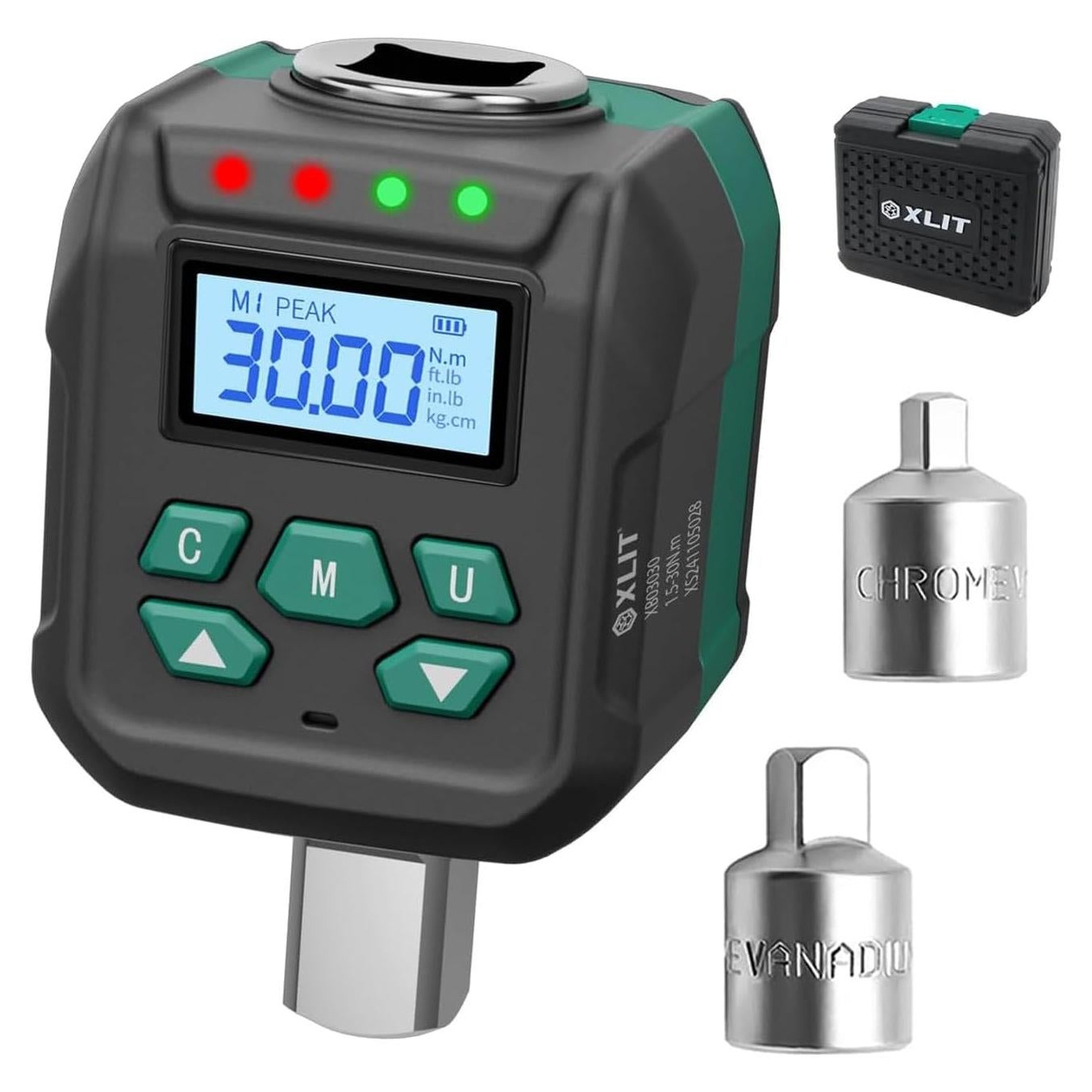 Adaptador de Par Digital XLIT 1/2" - Precisión ±2% 1-30 Nm