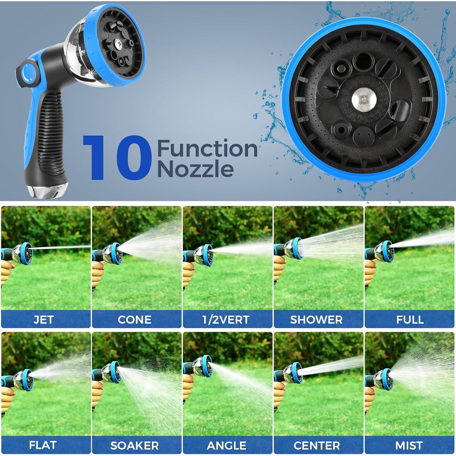 Carrete de Manguera de Jardín Retráctil Himimi 1/2" x 40m