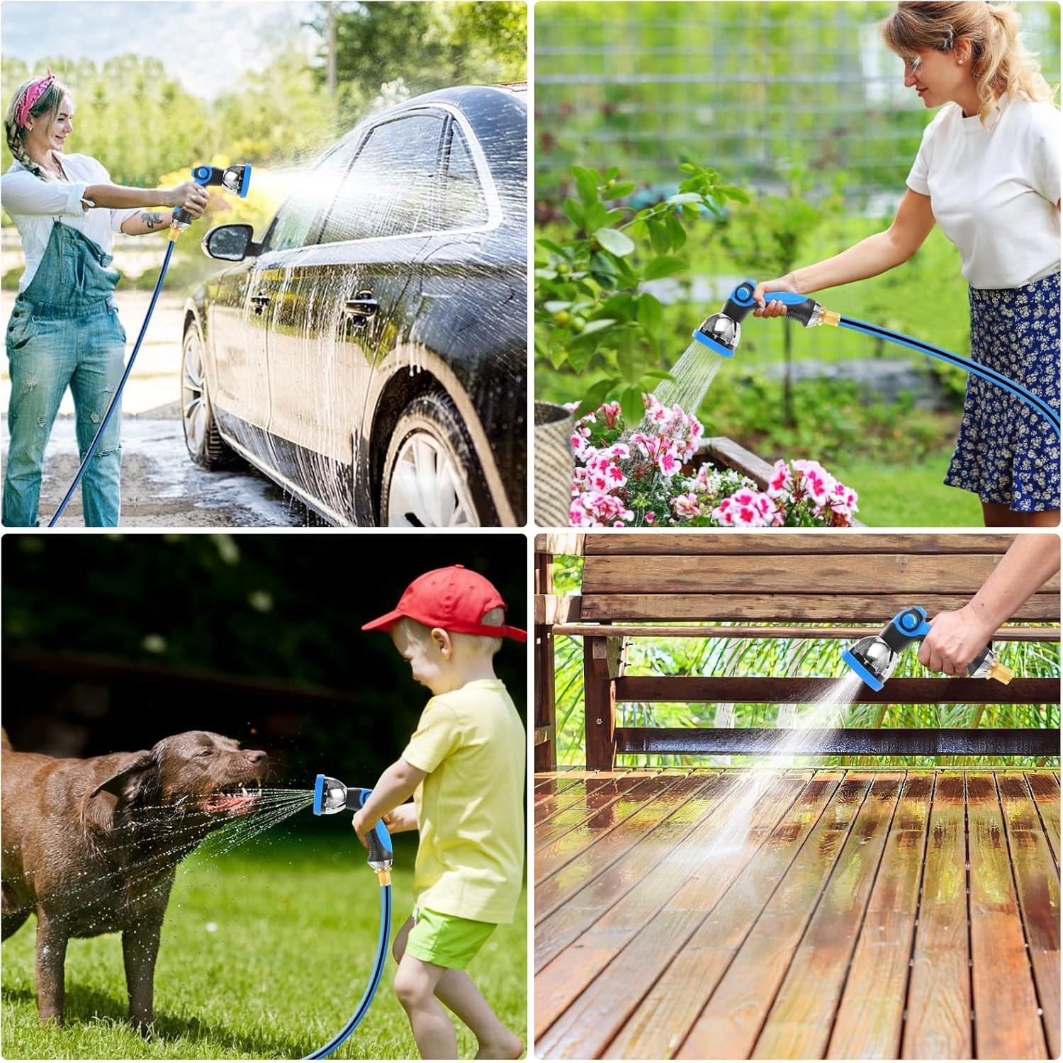 Carrete de Manguera de Jardín Retráctil Himimi 1/2" x 40m