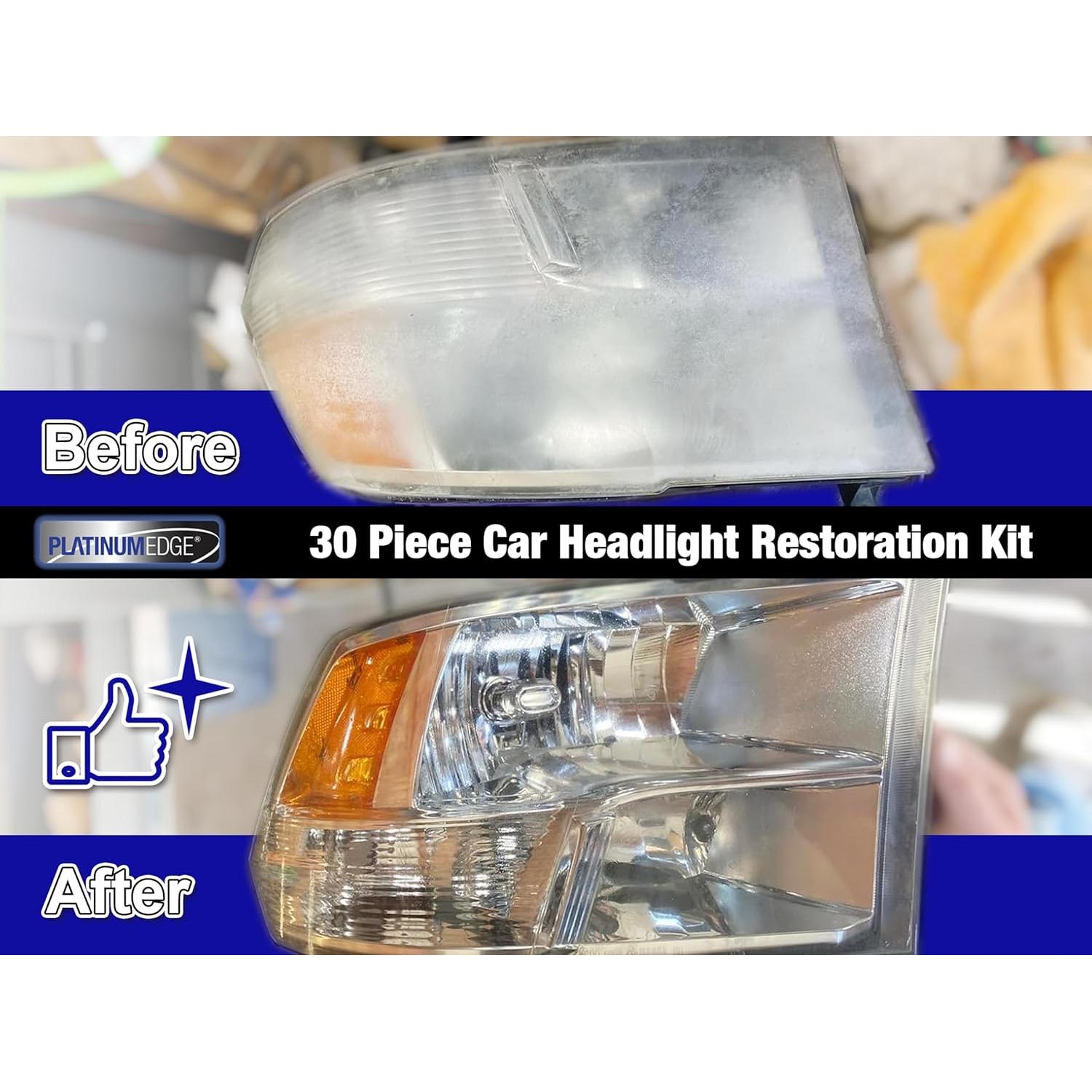 Kit de Restauración de Faros Platinumedge 30 Piezas 3"