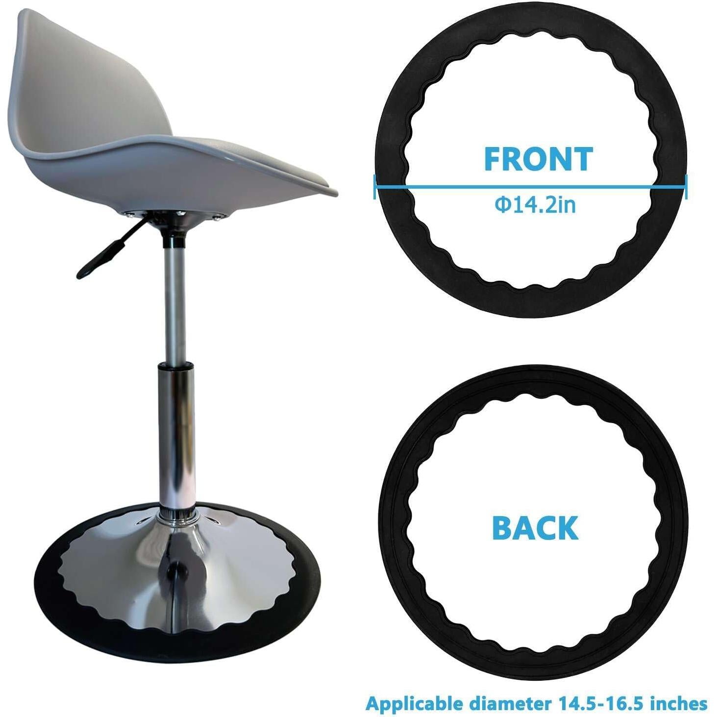 Protectores de Piso para Taburete de Bar Runspich 2 Pcs Silicona