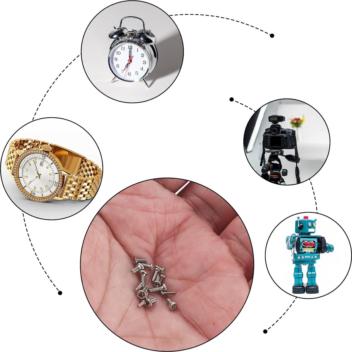 Kit de 800 Tornillos Pequeños WSLLM para Electrónica M1-M1.7