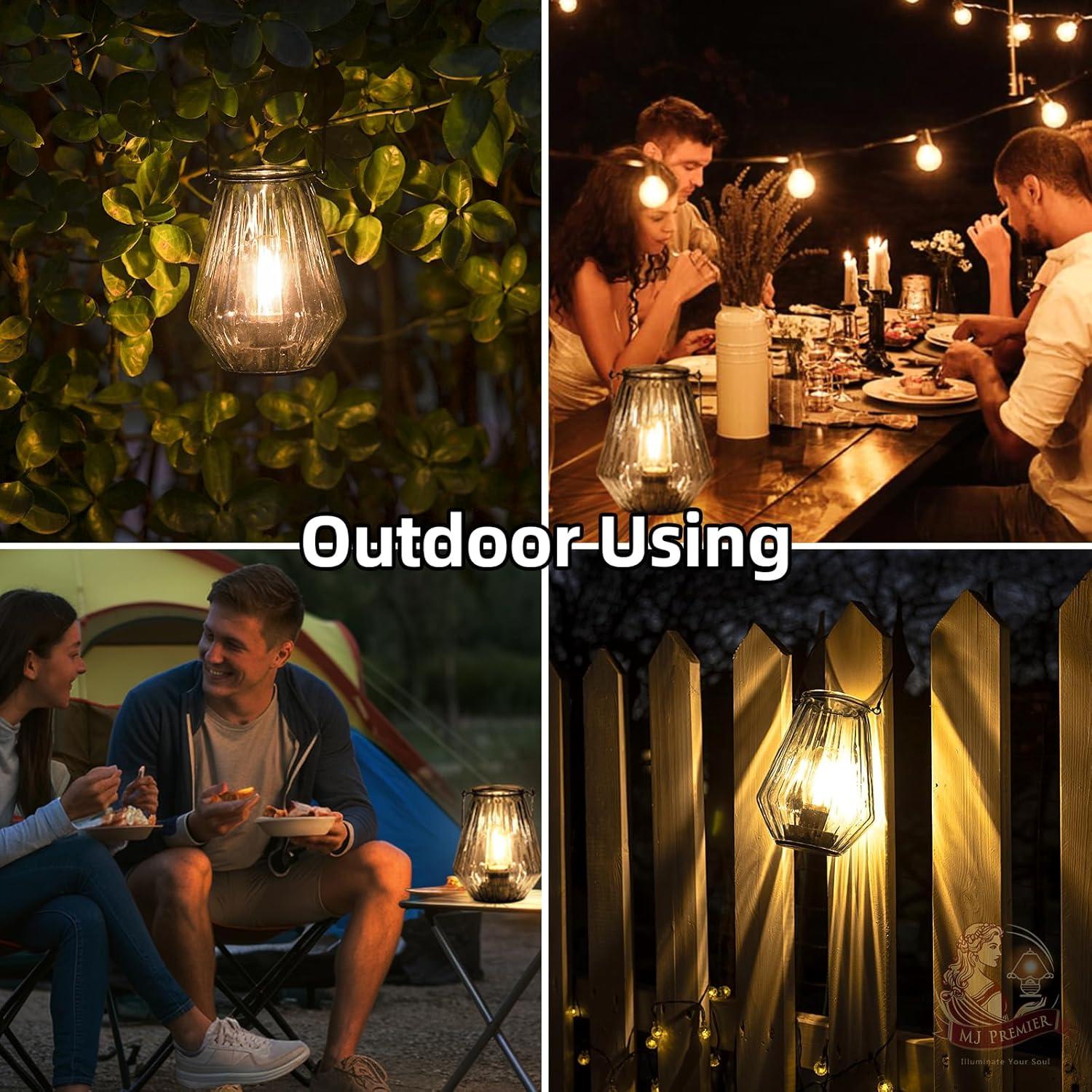 Lámpara Colgante LED Recargable MJ PREMIER Azul 12cm