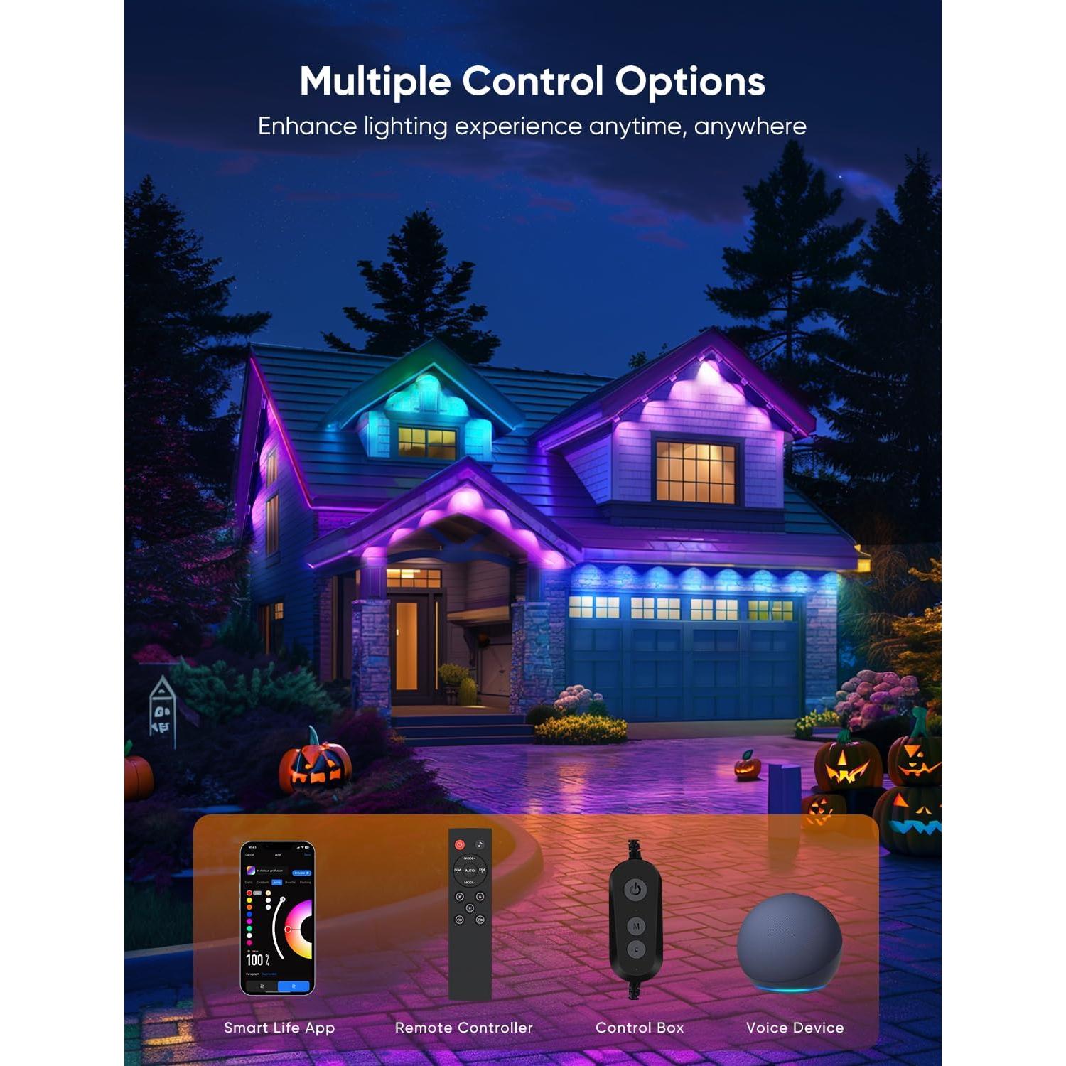 Cadena de Luces LED Inteligentes APPECK 61m IP67 RGBW