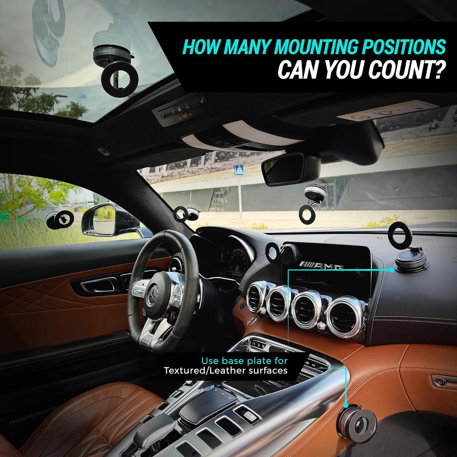 Soporte de Teléfono Magnético CARMOUNT Clutch-X One 360°