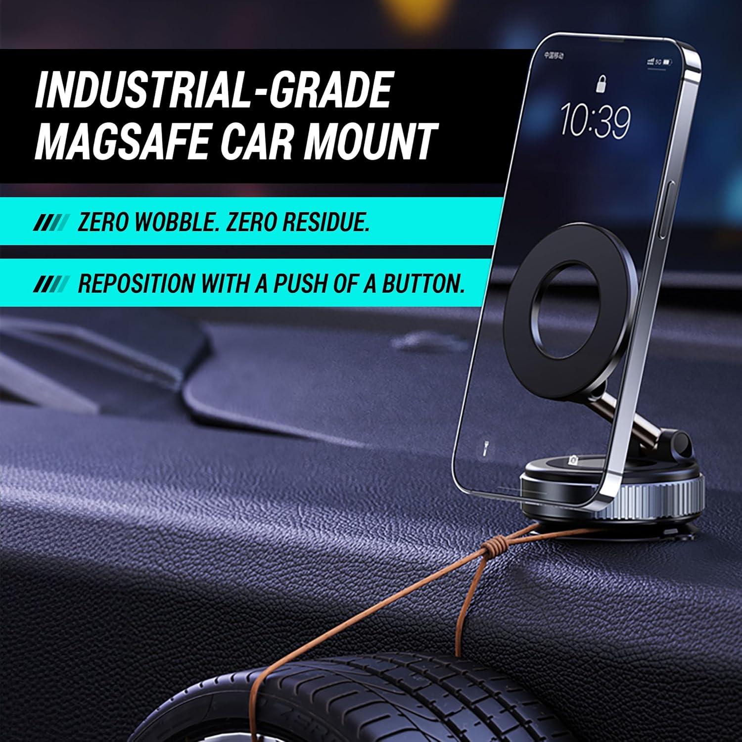 Soporte de Teléfono Magnético CARMOUNT Clutch-X One 360°