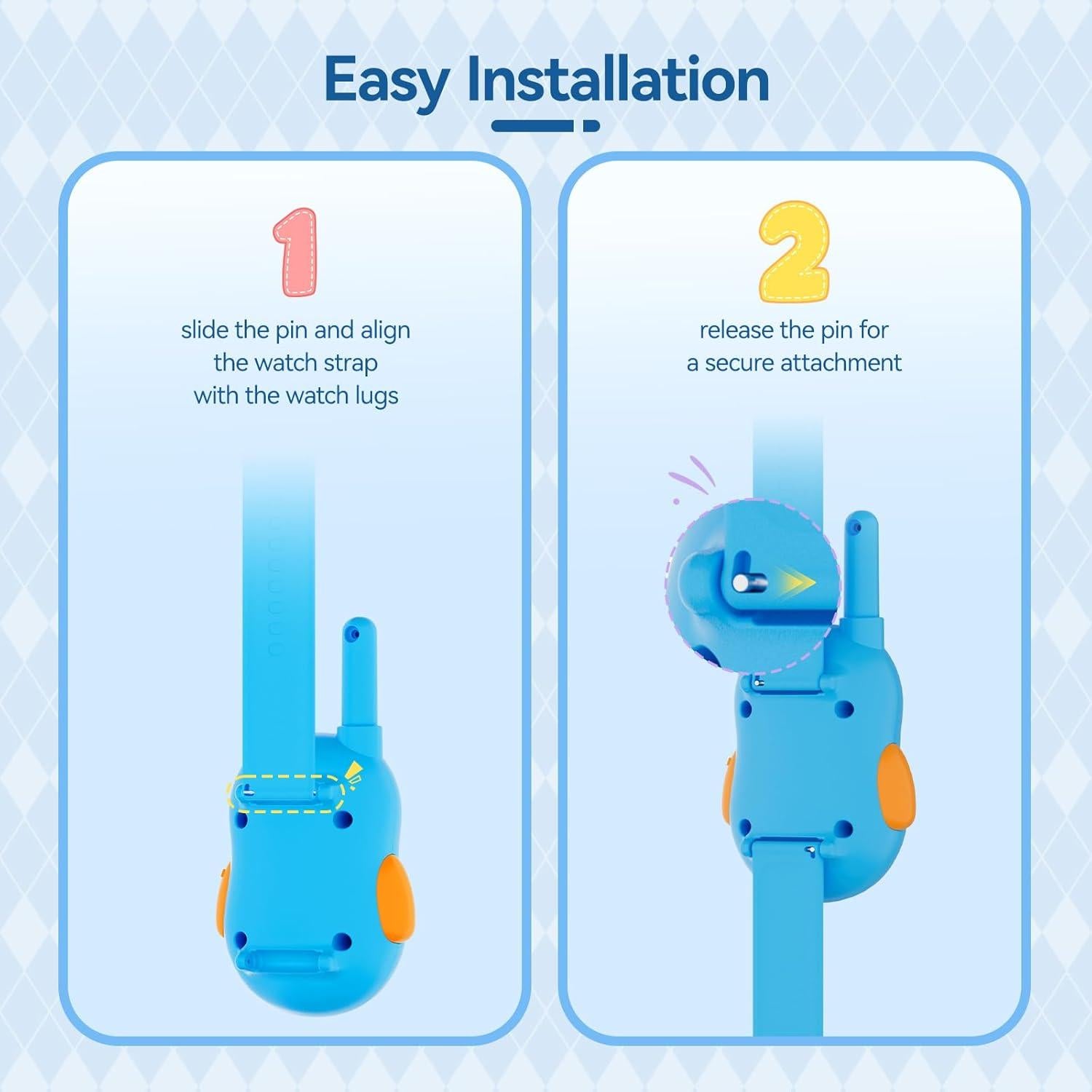 Walkie Talkies Retevis RT30W para Niños Recargables 600m