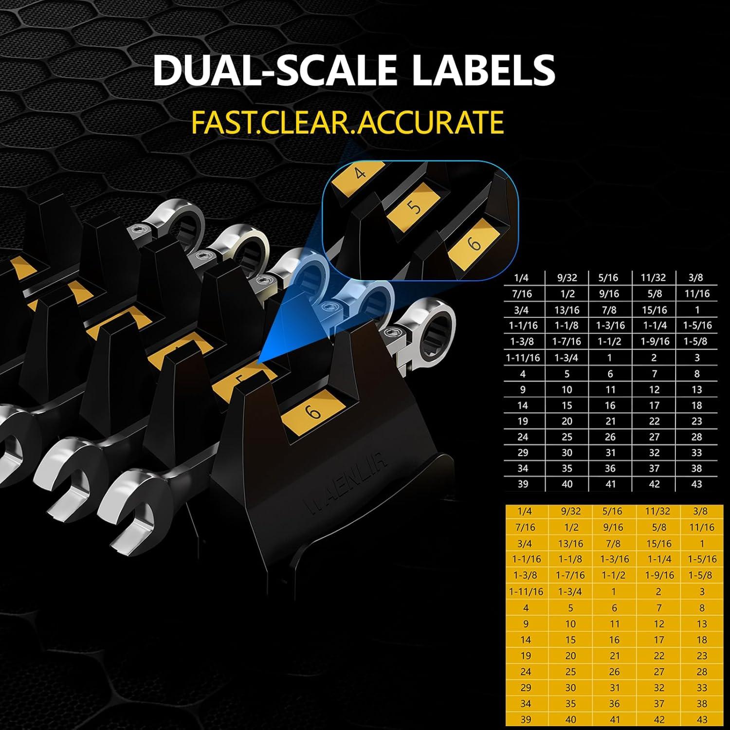 Organizador de Llaves Magnético WAENLIR 12PCS Negro