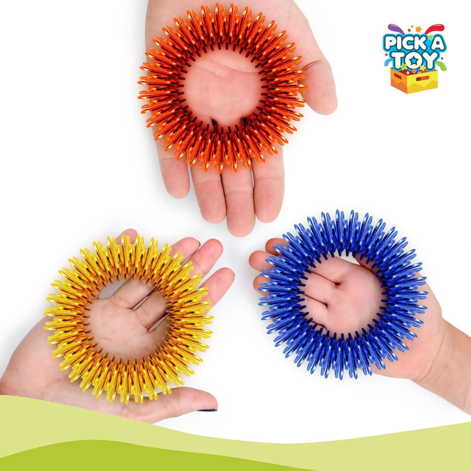 Juego de Juguetes Sensoriales Fidget Pick A Toy - 3 Pulseras Silenciosas