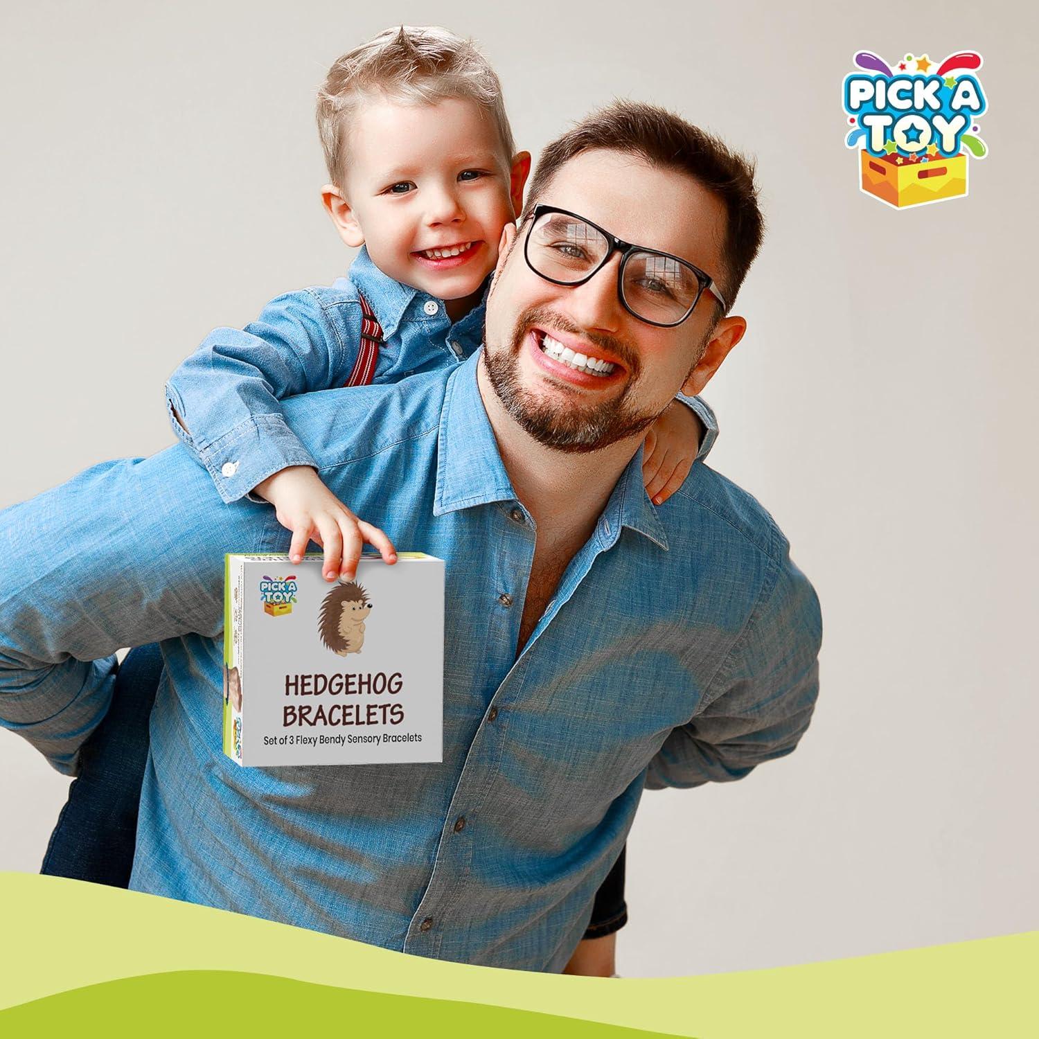 Juego de Juguetes Sensoriales Fidget Pick A Toy - 3 Pulseras Silenciosas