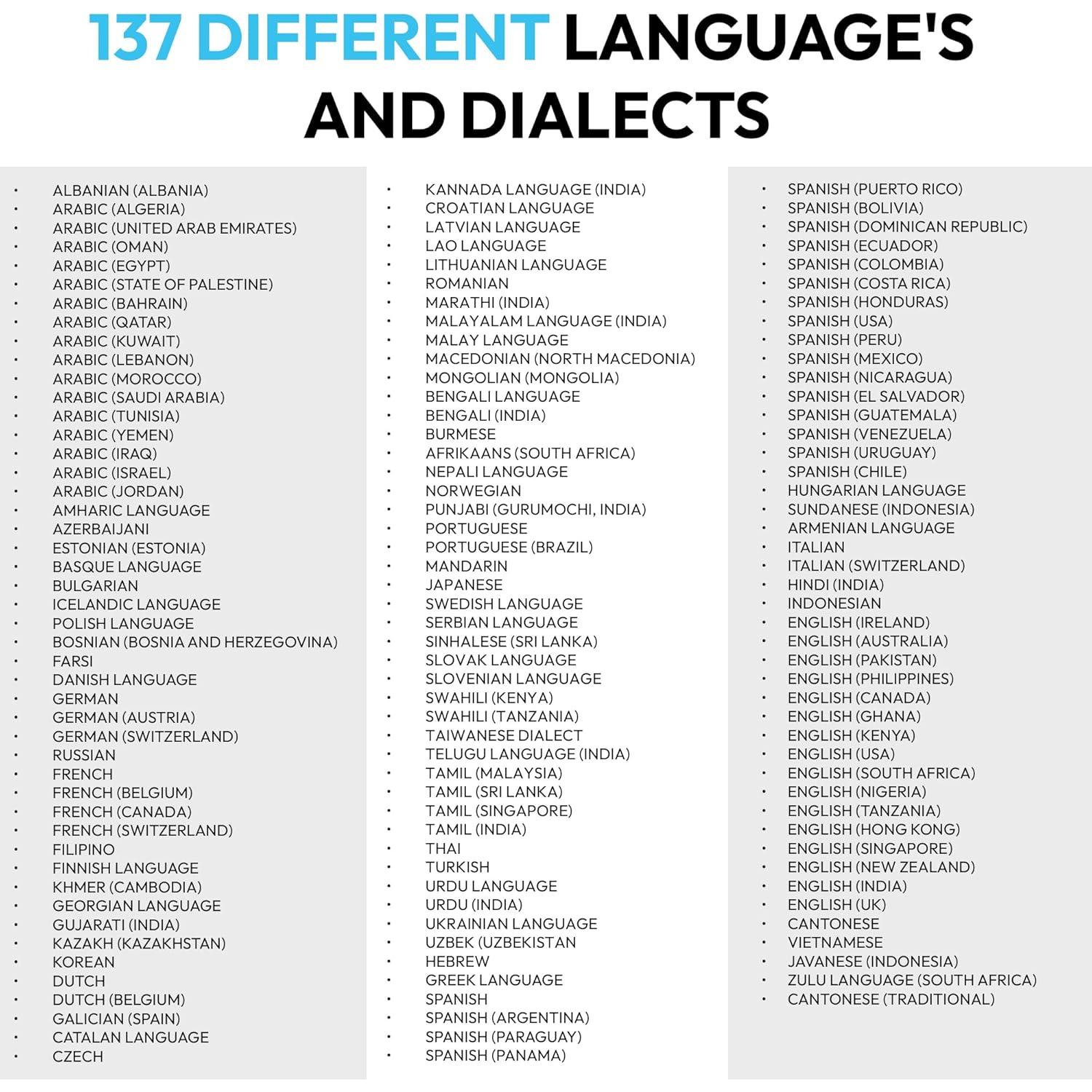 Auriculares Traductores AI Taslo - 137 Idiomas - Bluetooth 5.4