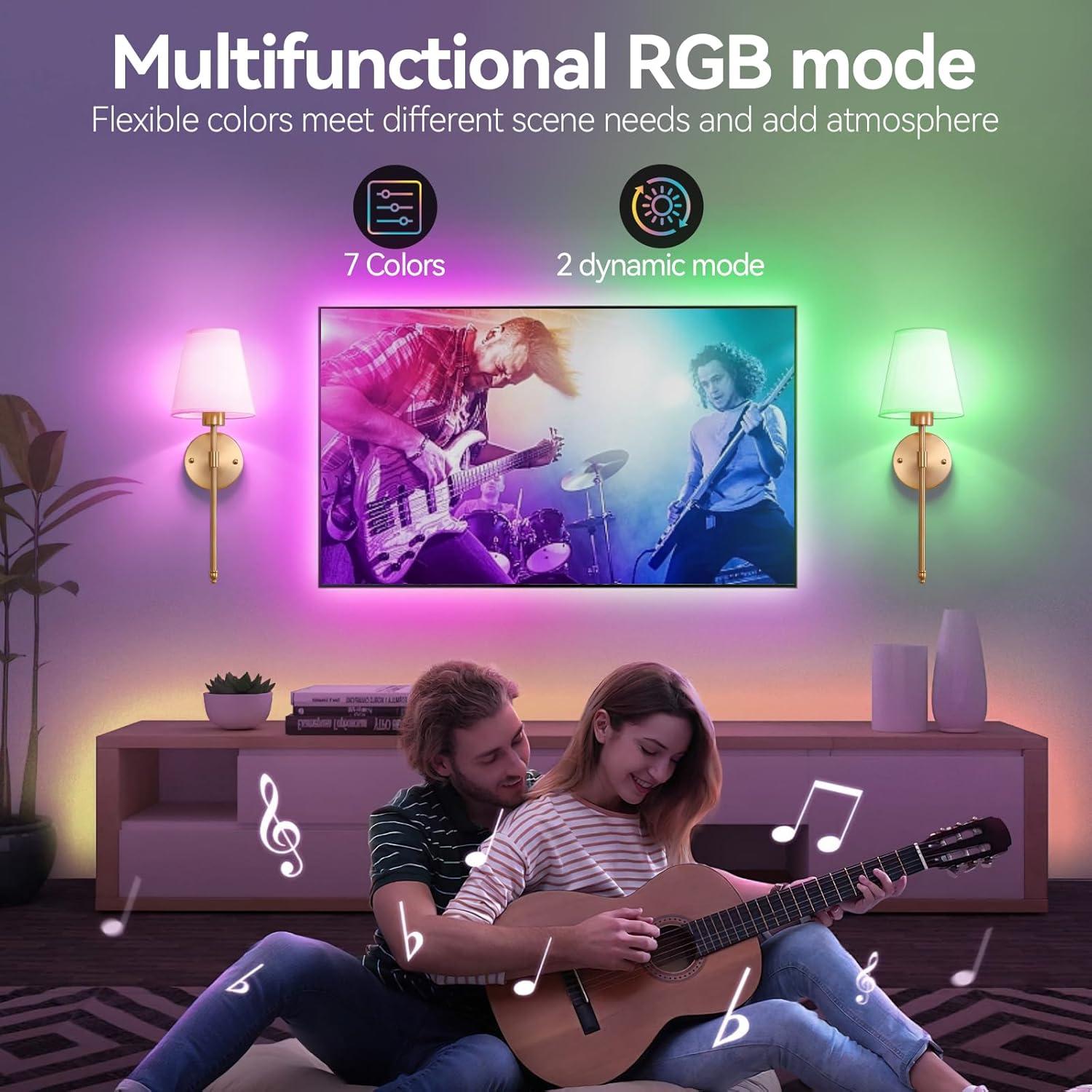 Juego de Apliques de Pared Inalámbricos HIFCTRN 2 Lámparas 10000 mAh