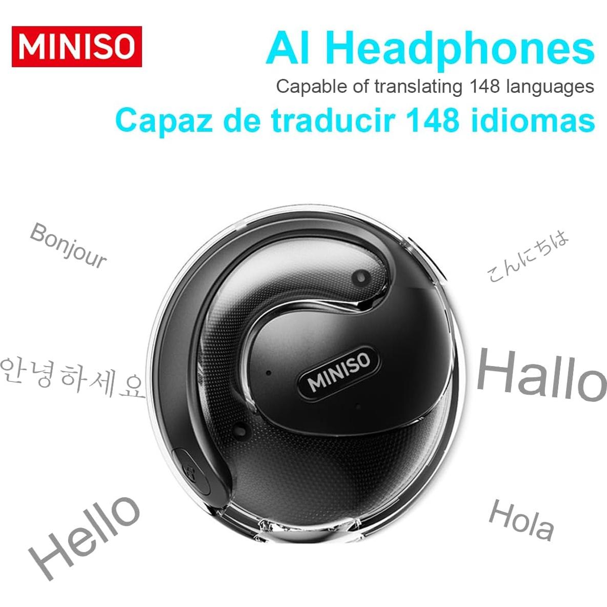 Auriculares Inalámbricos MINISO X15 Pro AI Bluetooth 5.4