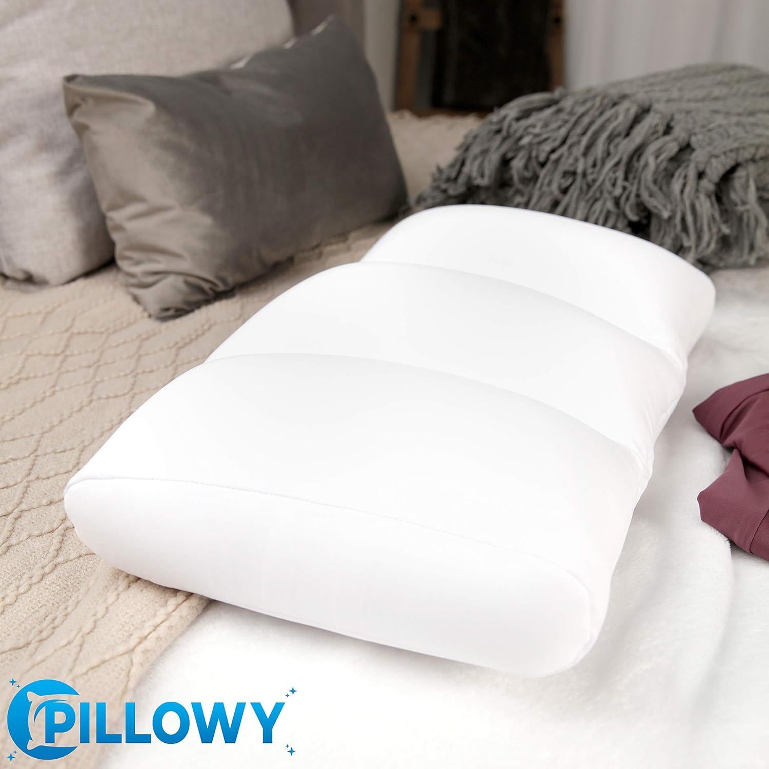 Almohada de Microperlas PILLOWY Grande Beige Claro Suave