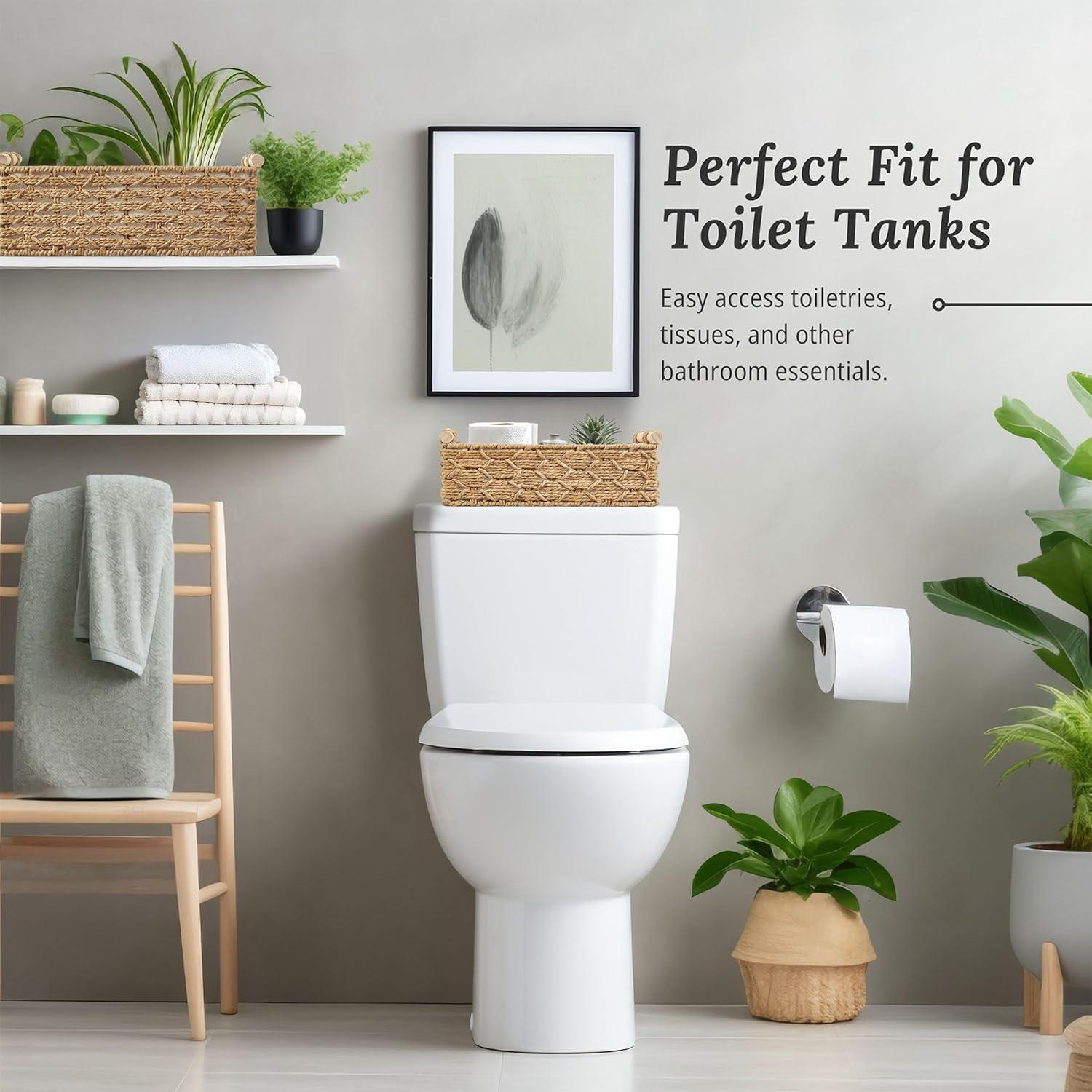 Cestas de Almacenamiento DECOMOMO Beige Juego de 2 37x25cm