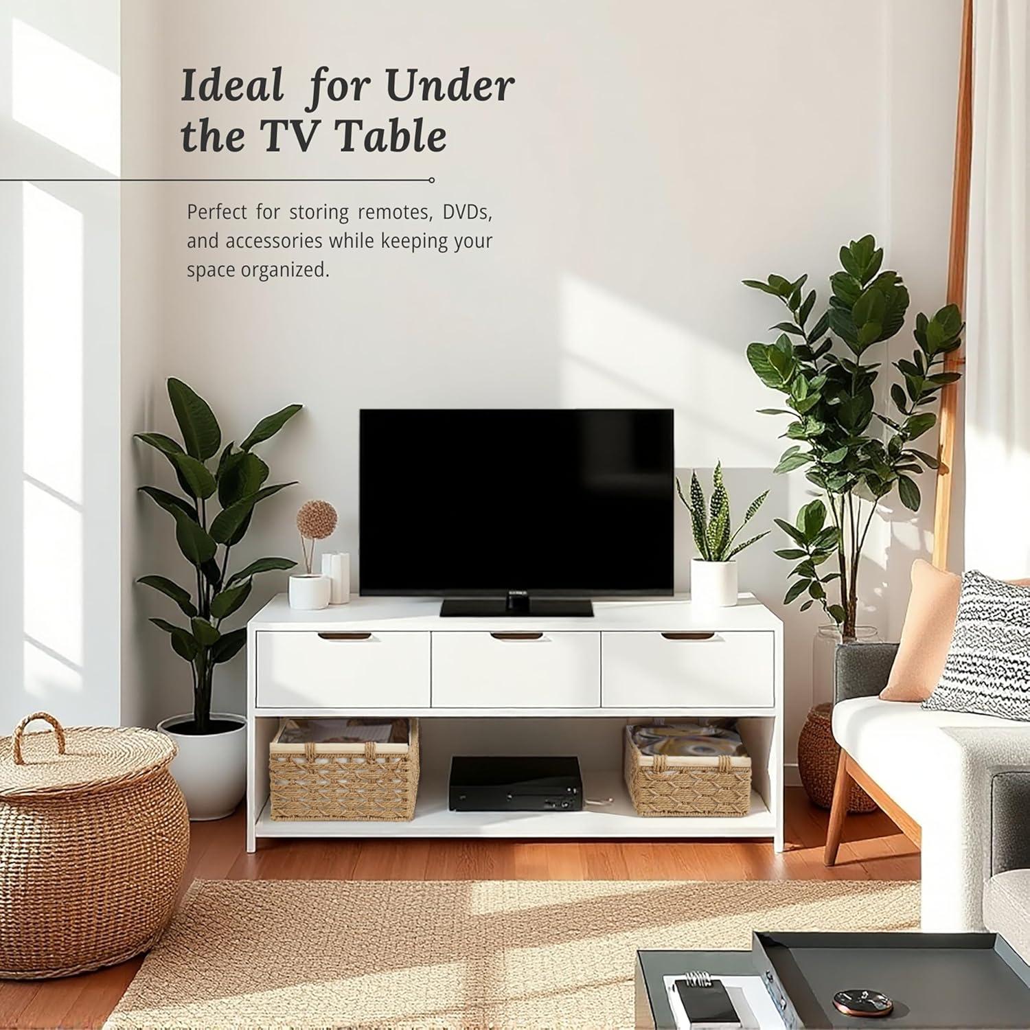 Cestas de Almacenamiento DECOMOMO Beige Juego de 2 37x25cm