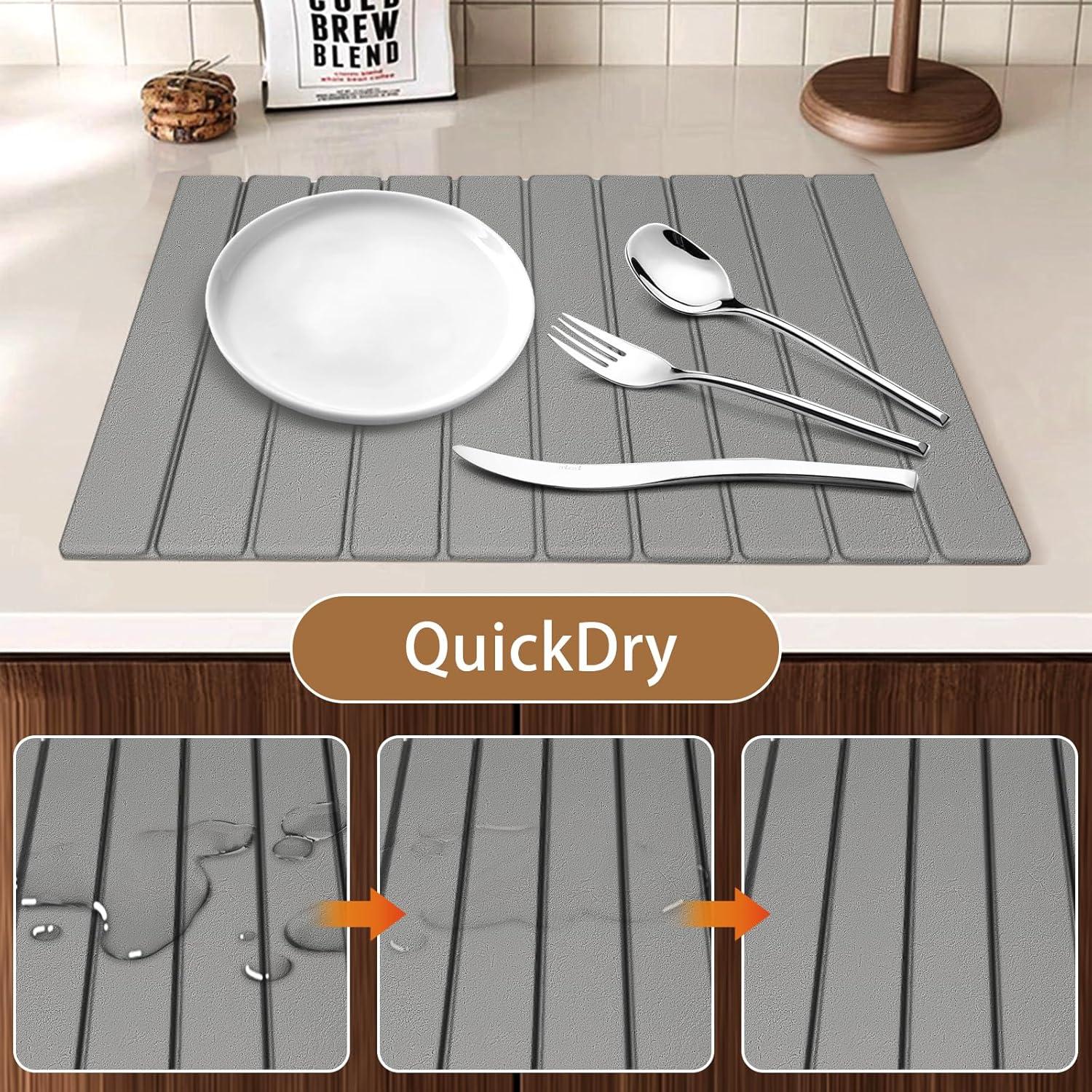 Alfombrilla de Secado de Piedra DNIEBW 61x41cm Antideslizante