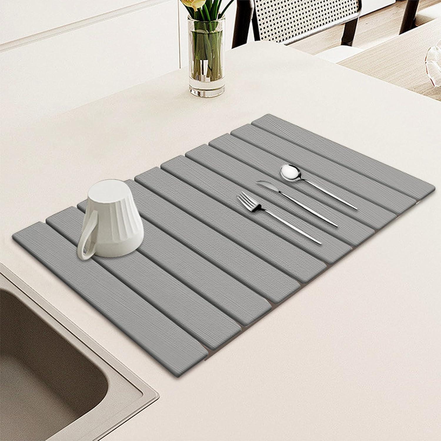 Alfombrilla de Secado de Piedra DNIEBW 61x41cm Antideslizante