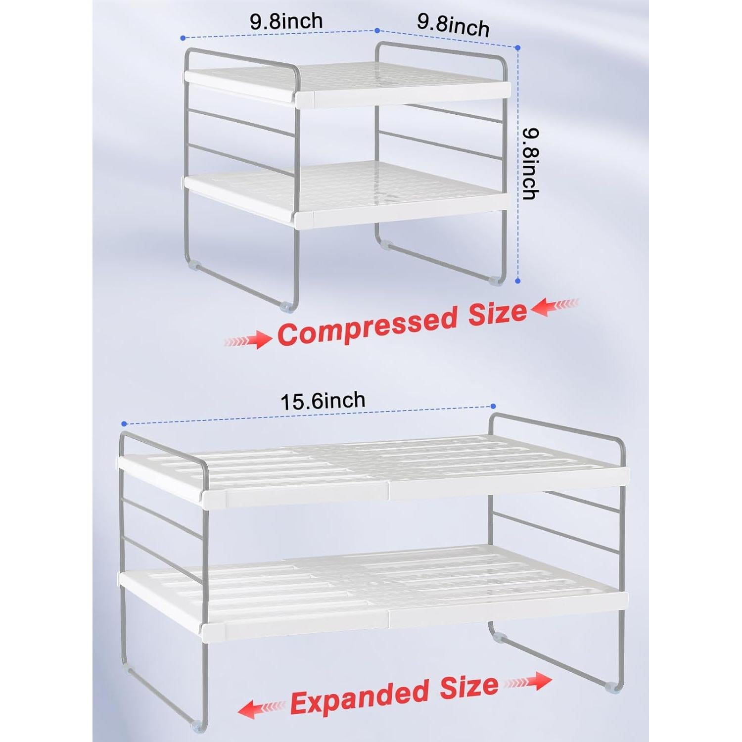 Organizador Expandible de 3 Niveles Cirhy para Cocina y Despensa