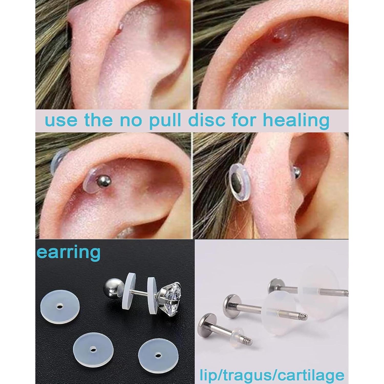 Kit de Agujas para Piercing QWALIT - 5 Tamaños 12G a 20G