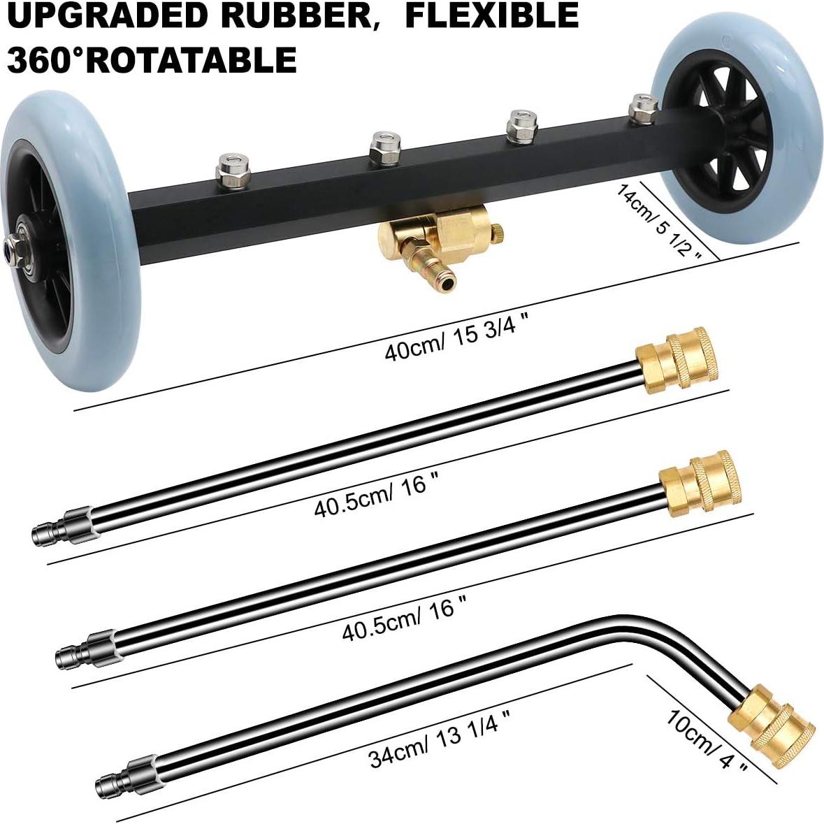 Limpiador de Chasis ZALALOVA 2 en 1 con Varillas 40 cm