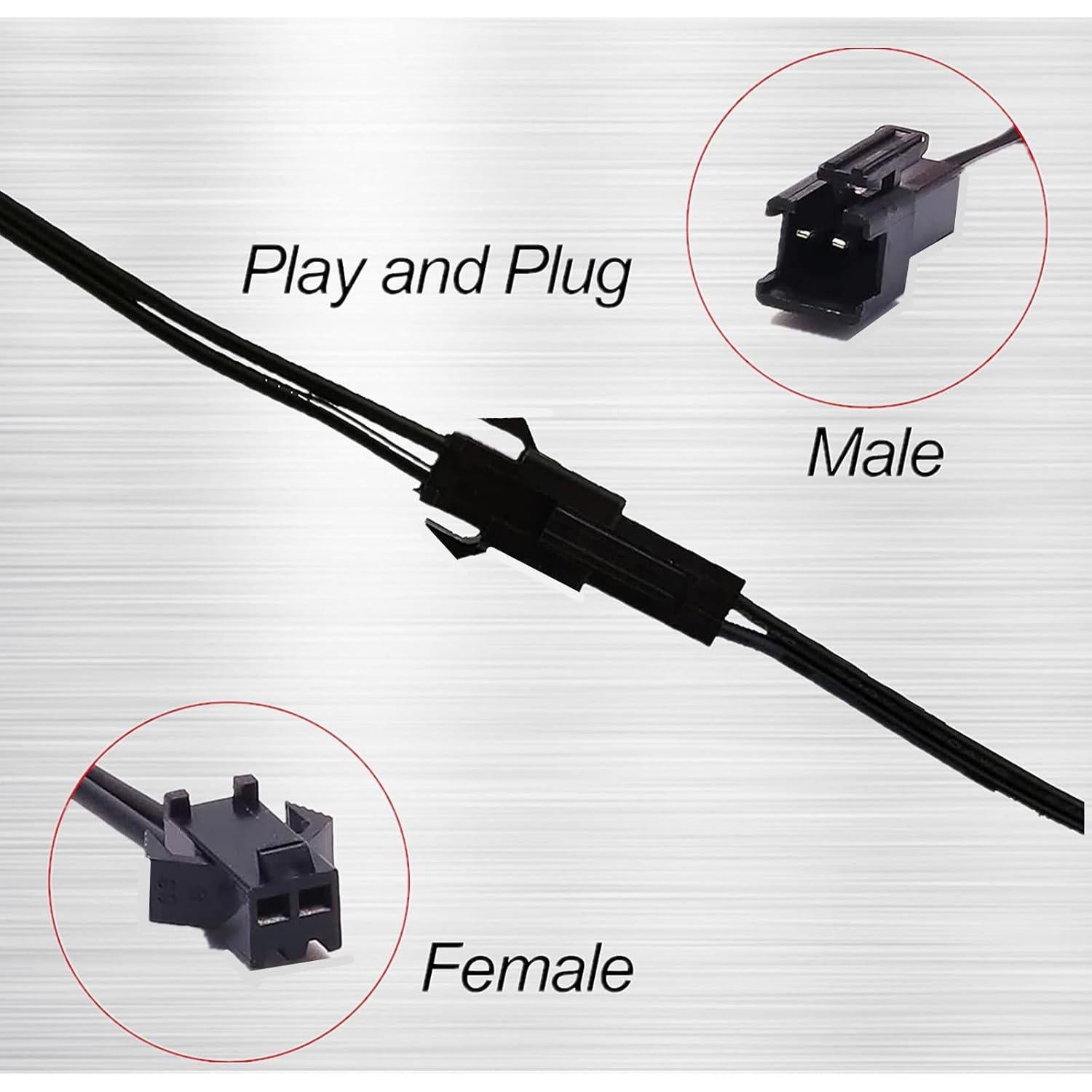 Conector Divisor de Extensión 1 Masculino a 2 Femeninos Ourbest