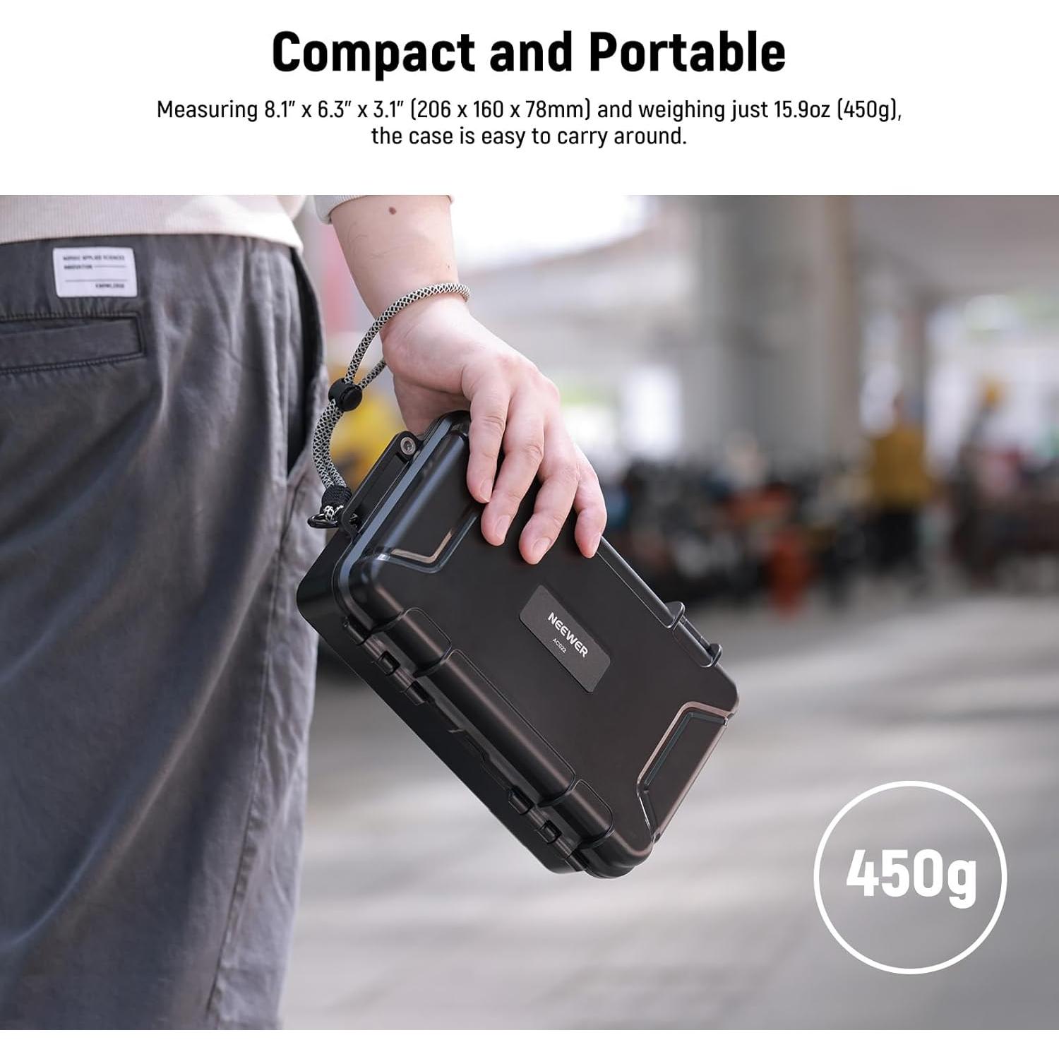 Funda Dura NEEWER para DJI Osmo Pocket 3, Impermeable IP67