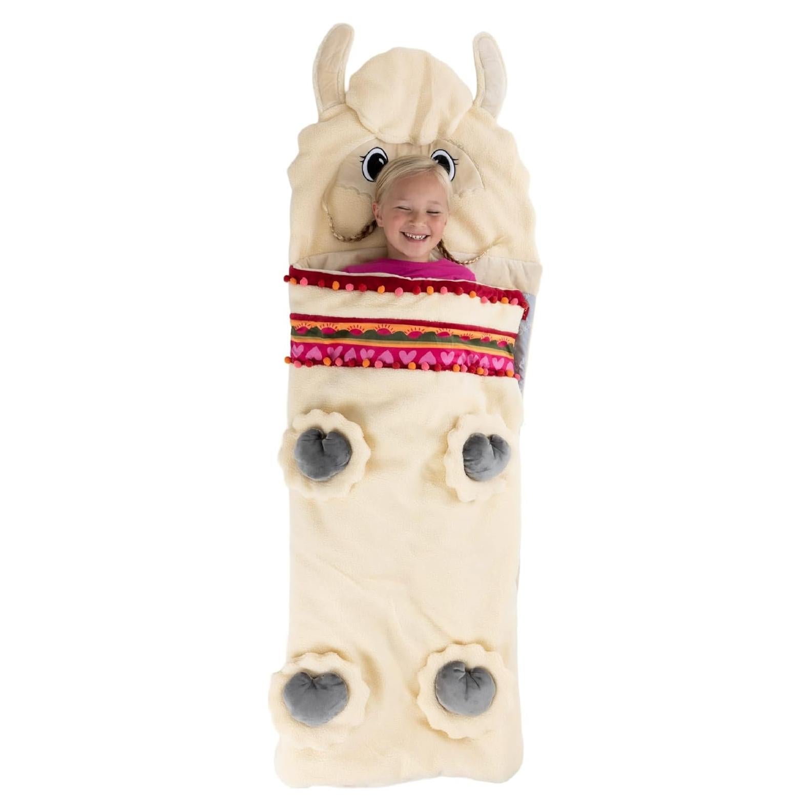 Saco de dormir Bixbee Alpaca para niños 152x56 cm