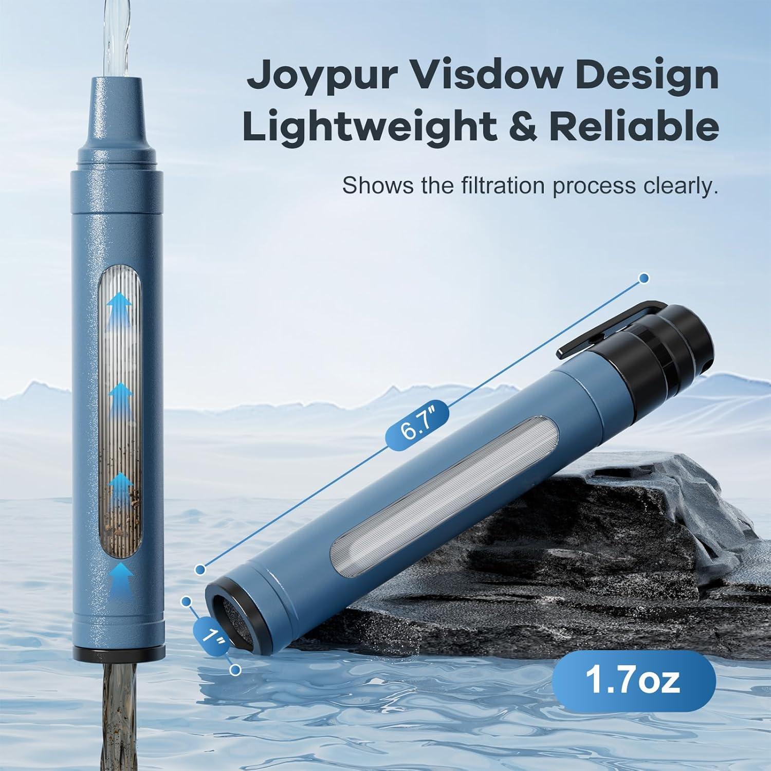 Pajilla de Filtro de Agua Joypur 2PACK - Purificador Portátil