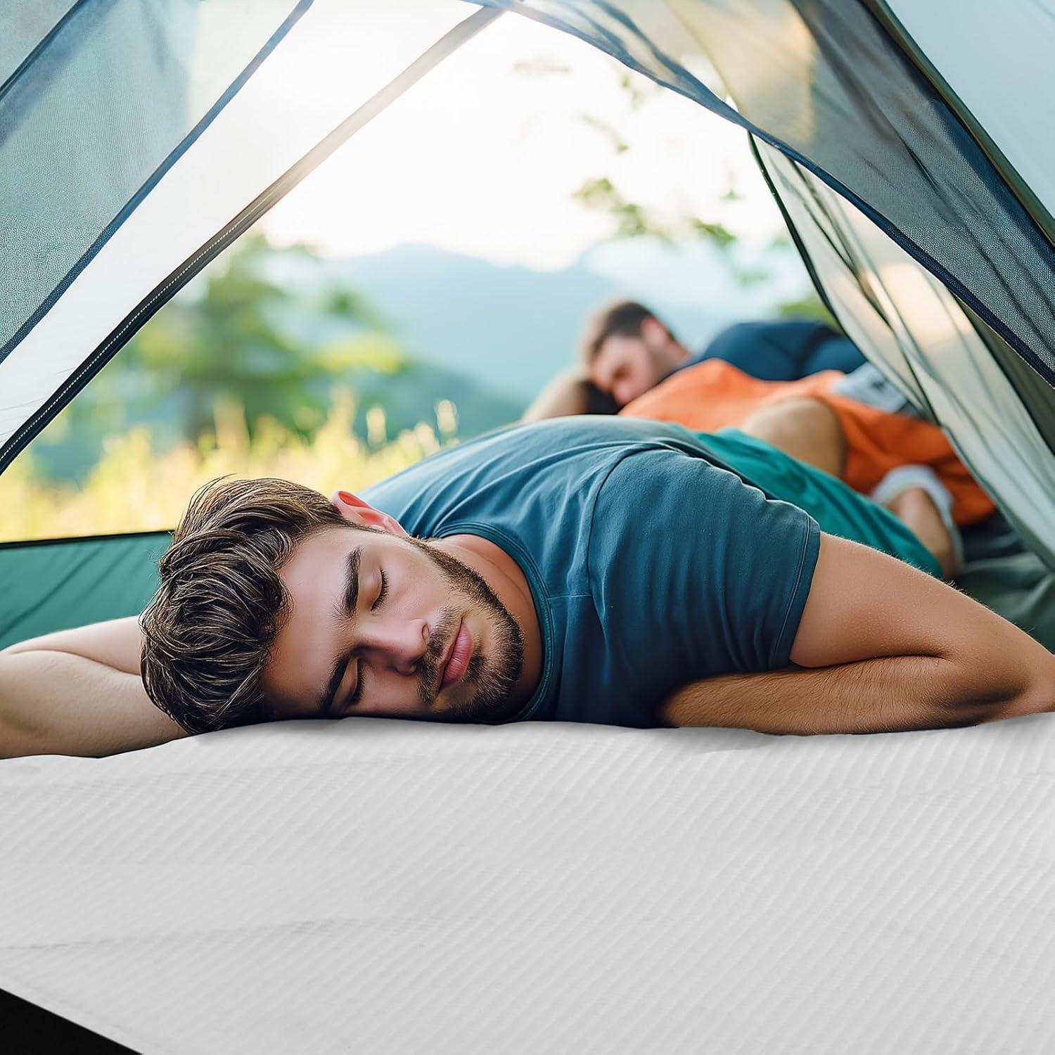 Almohadilla de Camping Plegable DUMOS 203x152 cm 3 cm Espuma