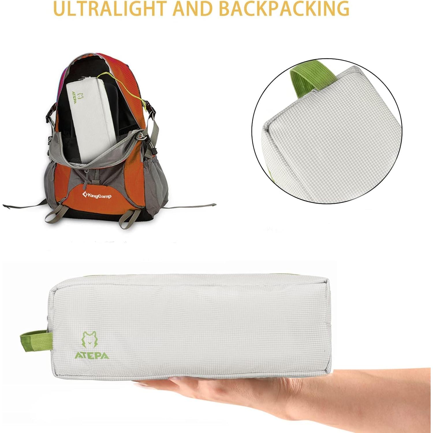 Cama Plegable Ultraligera ATEPA Beige 190.5x63.5cm 1.9kg