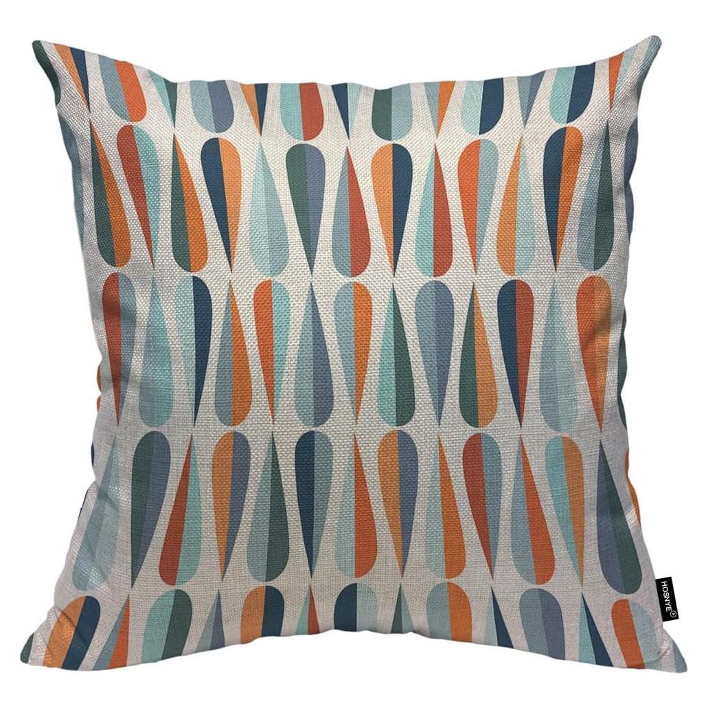 Funda de Almohada HOSNYE 40x40 cm Lino Moderno Retro