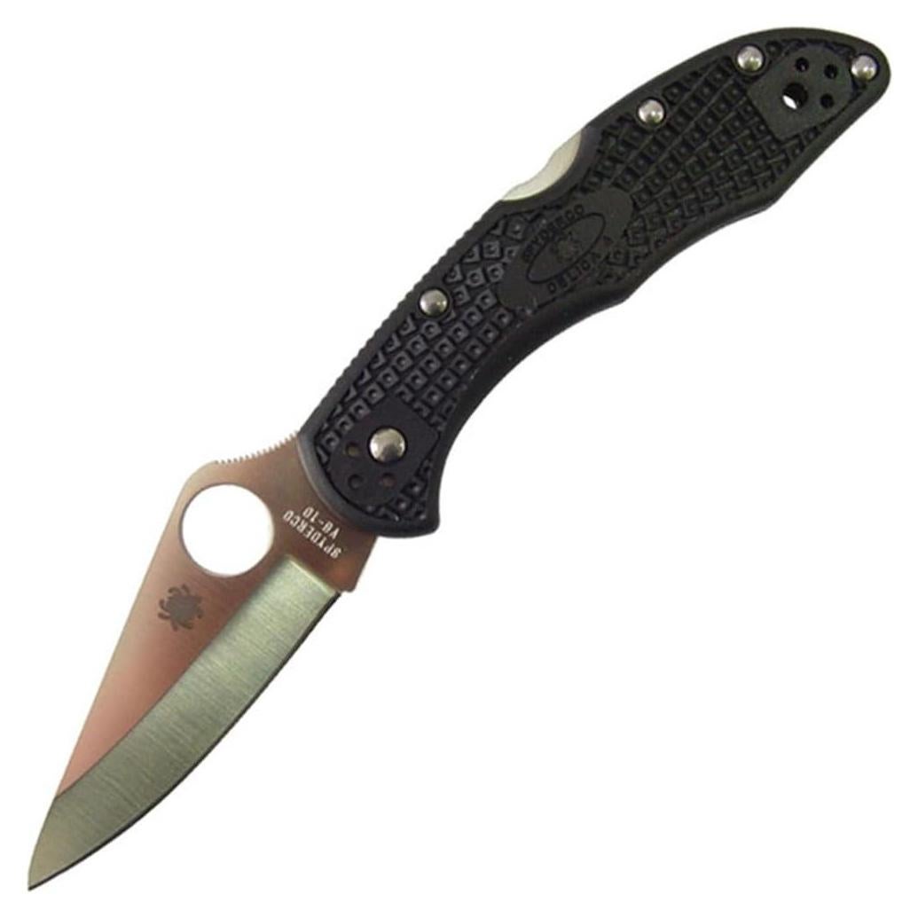 Cuchillo Plegable Spyderco Delica C11PBK - Filo Recto