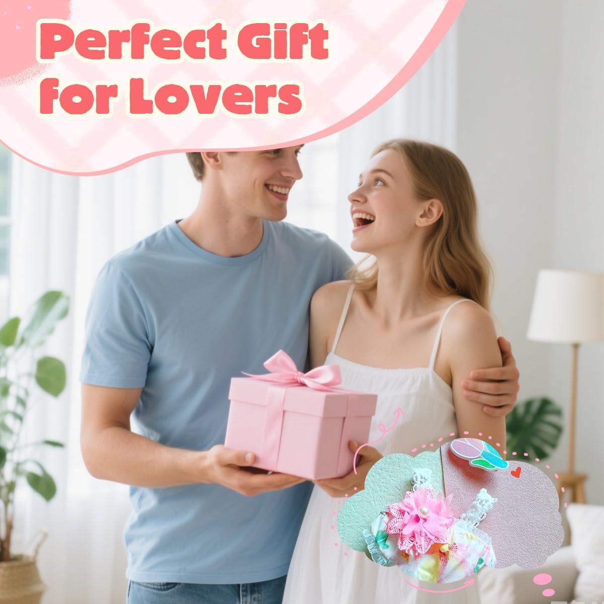 Conjunto de Ropa para Muñecas 17 cm Labubu Vestido Rosa