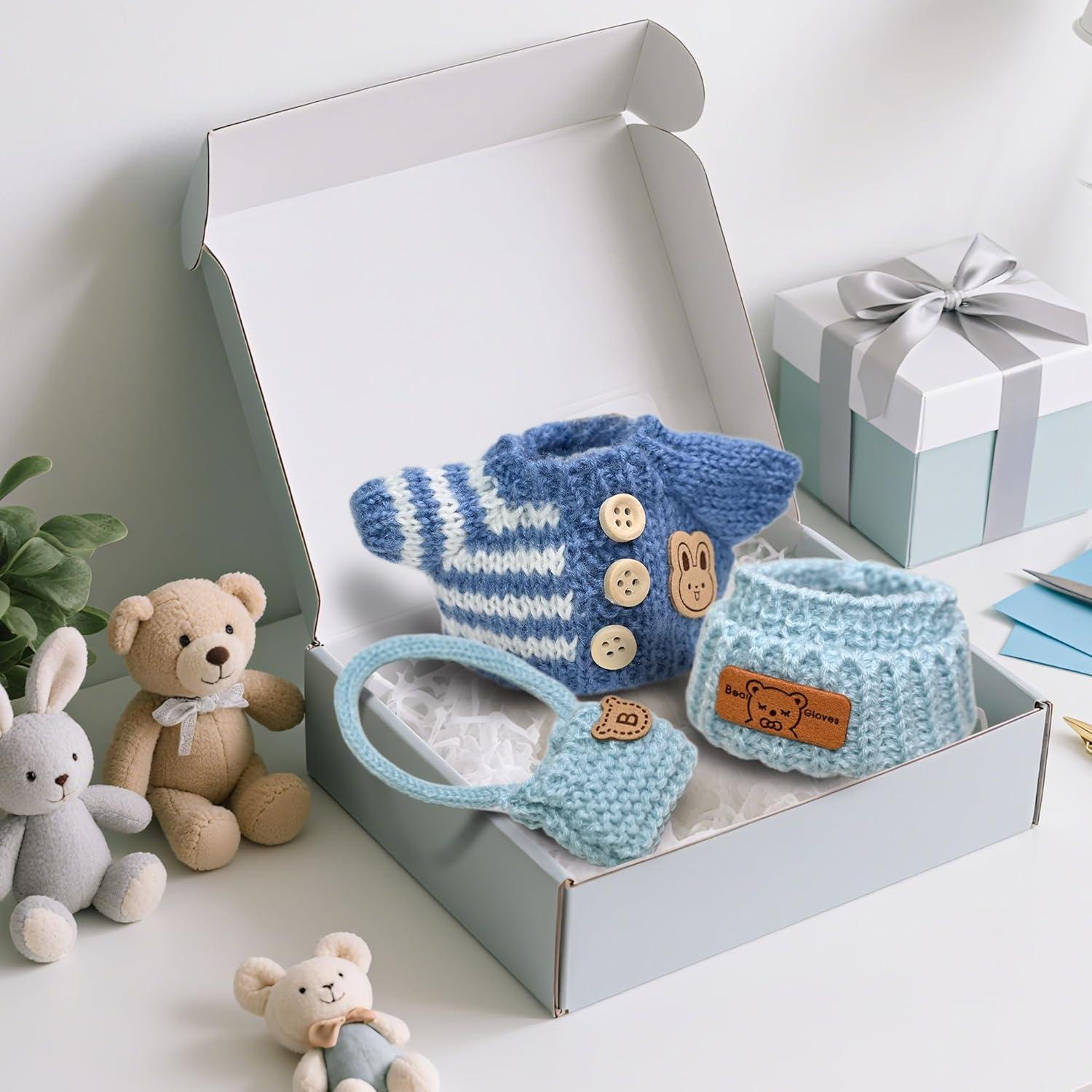 Conjunto de Ropa de Ganchillo para Muñecas 15/17cm - Azul