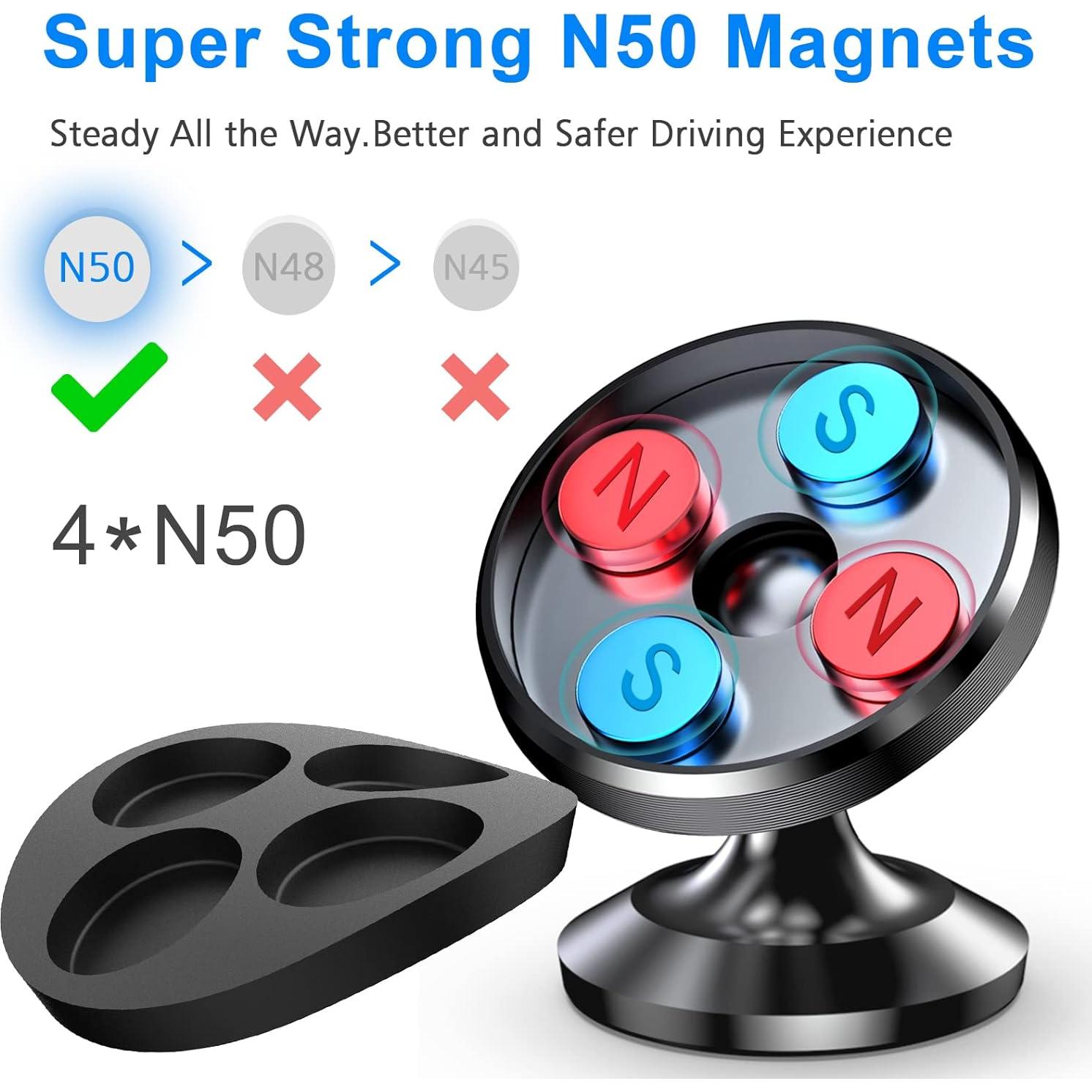 Soporte Magnético Coolpow para Teléfono en Coche 2-Pack