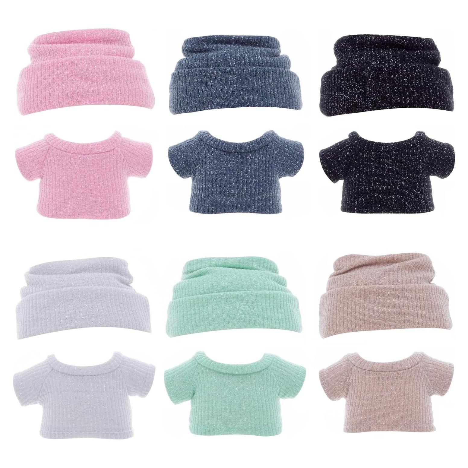 Ropa de Muñeca Etistta 17cm - Conjuntos de Punto Brillante