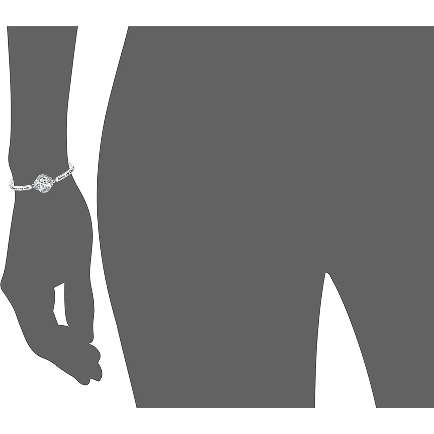 Pulsera Bangle Aihitero para Hermana - Regalo Día de la Madre