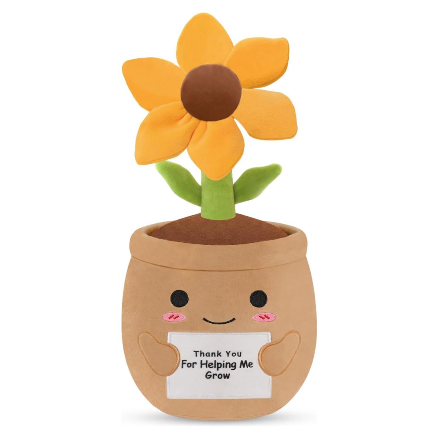 Peluche de Girasol con Peso SQEQE 30 cm - Regalo Motivacional