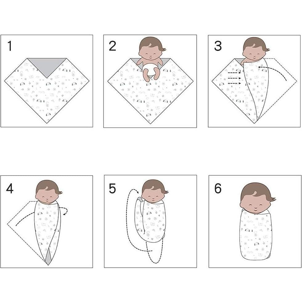 Conjunto de Sombrero y Manta de Algodón PESAAT para Bebés