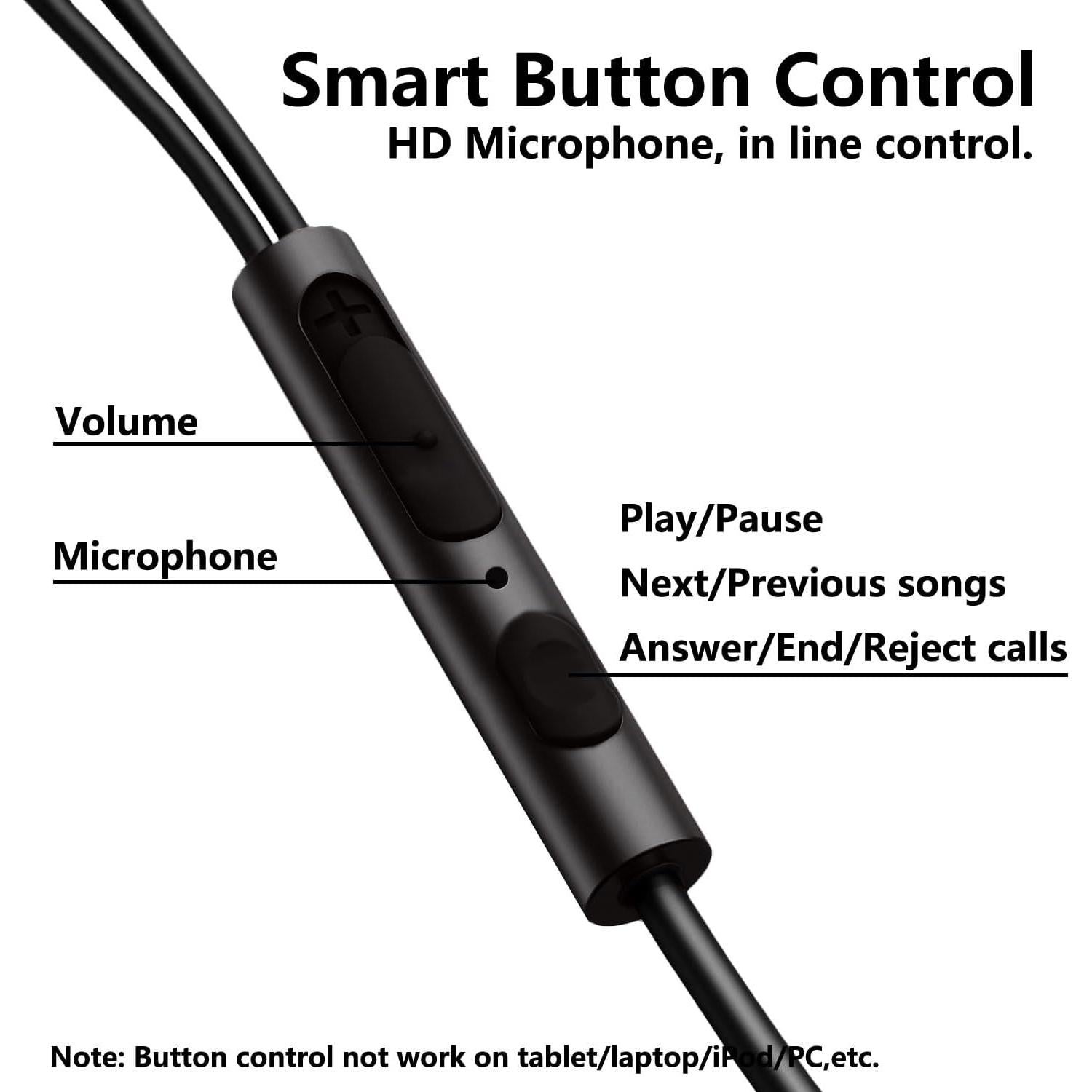 Auriculares USB C XHTUS T2403 In Ear con Micrófono y Control