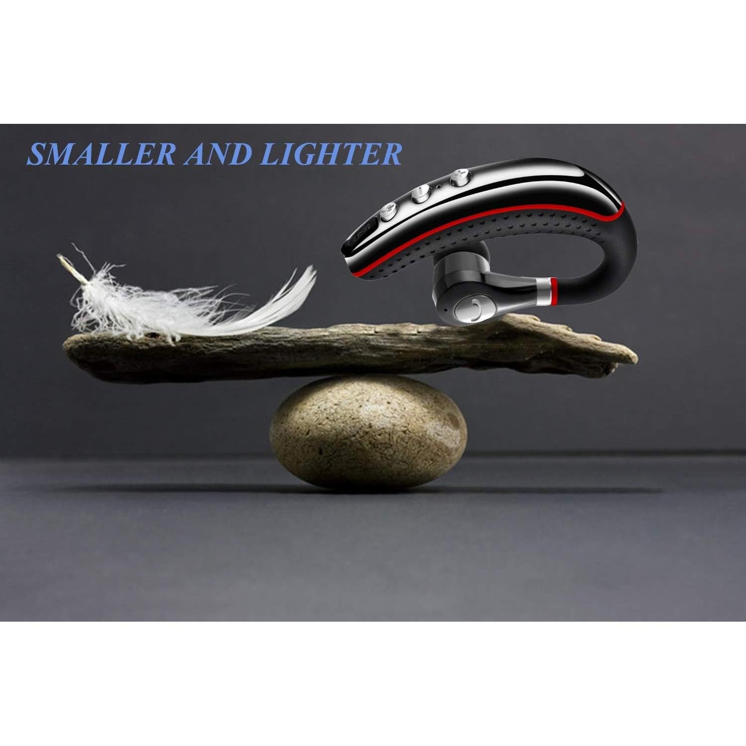 Auricular Bluetooth Inalámbrico Valear A8 Rojo con Cancelación de Ruido