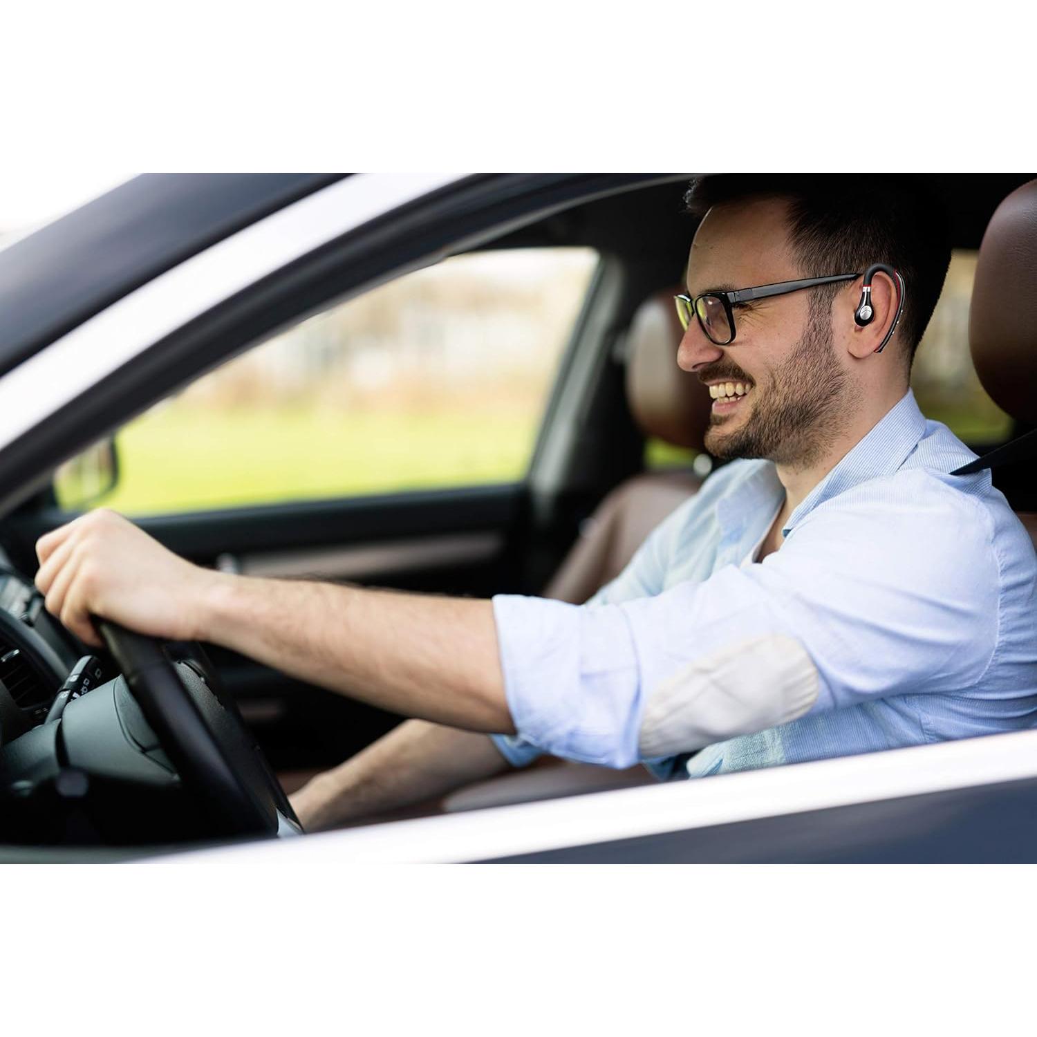 Auricular Bluetooth Inalámbrico Valear A8 Rojo con Cancelación de Ruido