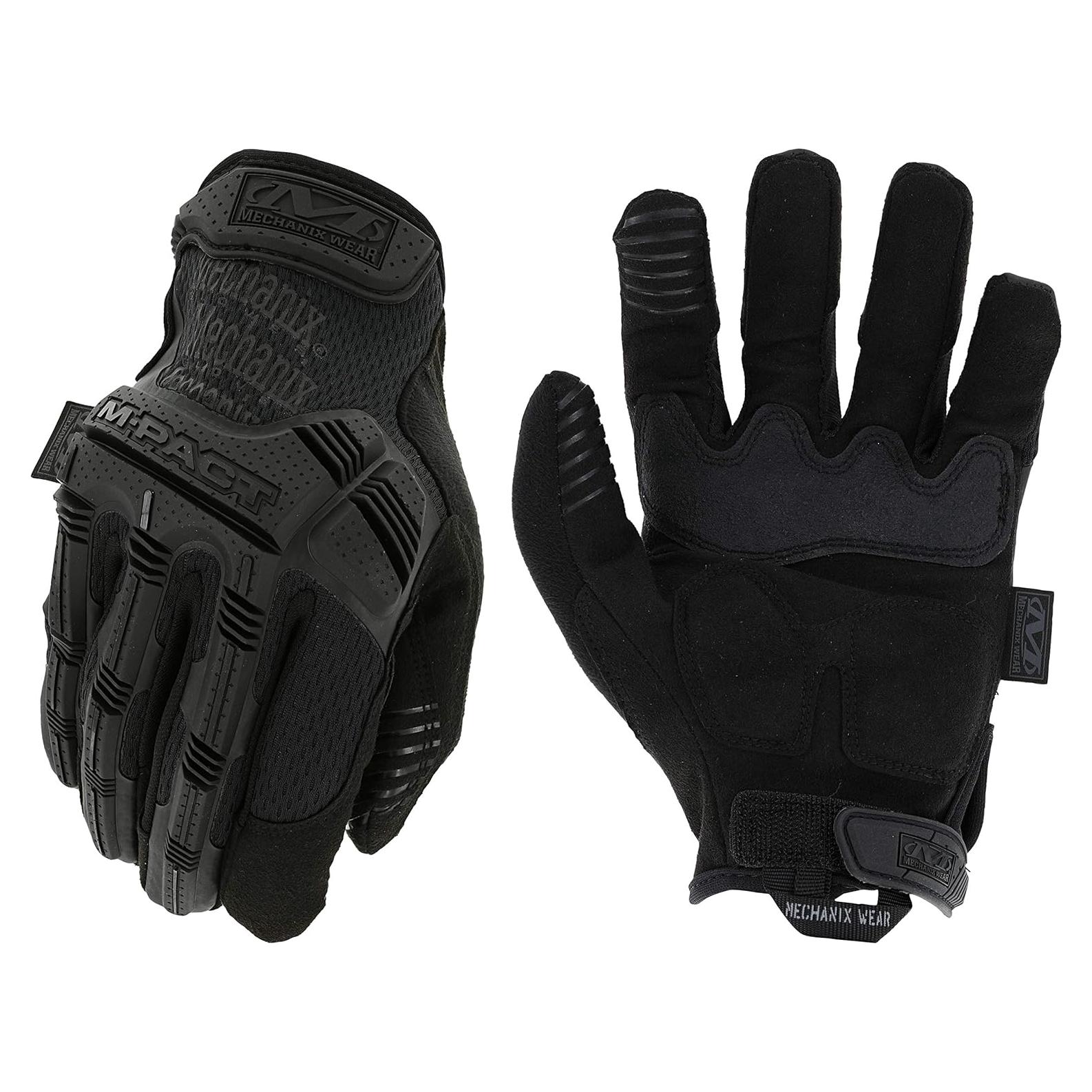 Guantes Tácticos Mechanix Wear M-Pact Covert Negros Medianos